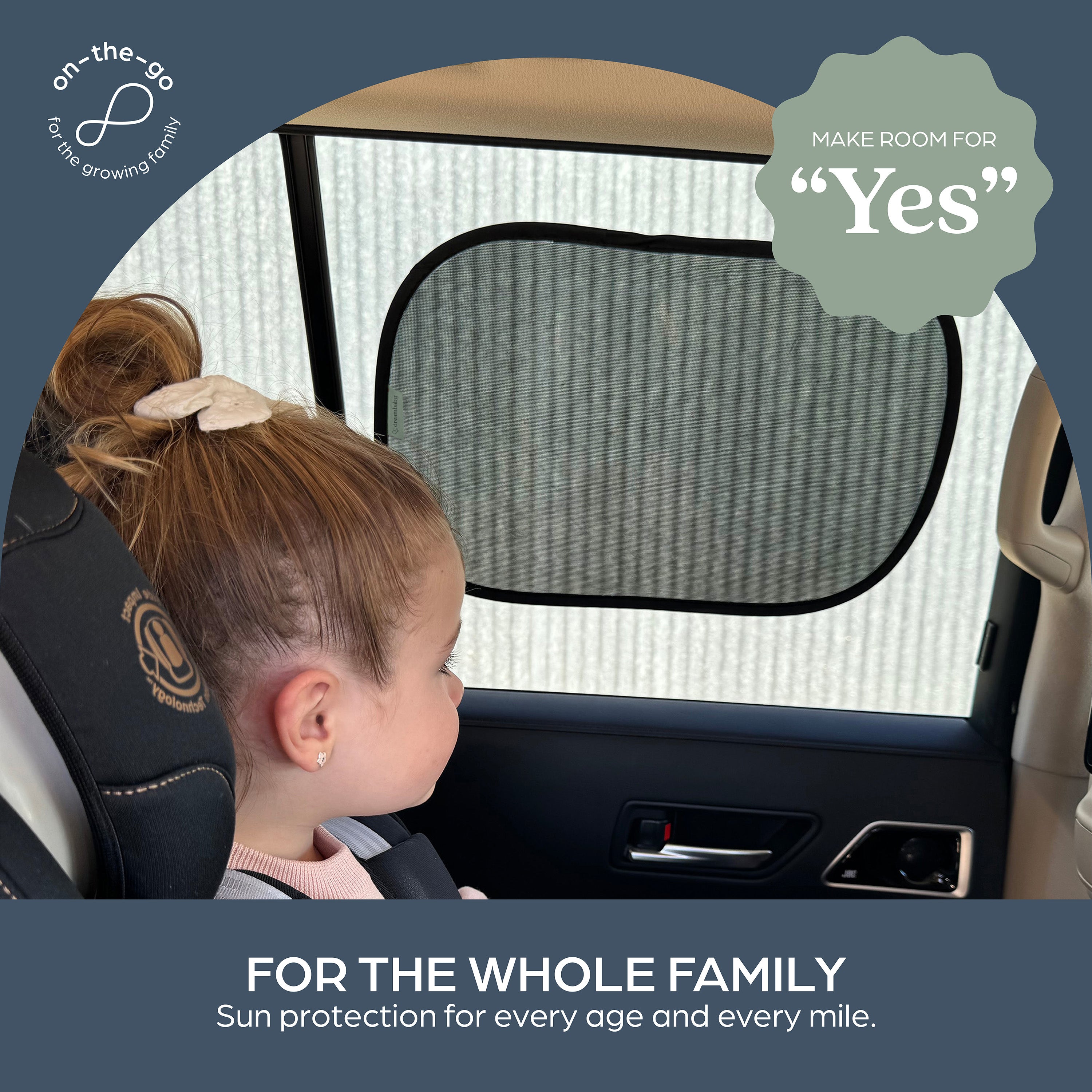 Insta-Cling® Car Shades 2 Pack - Black