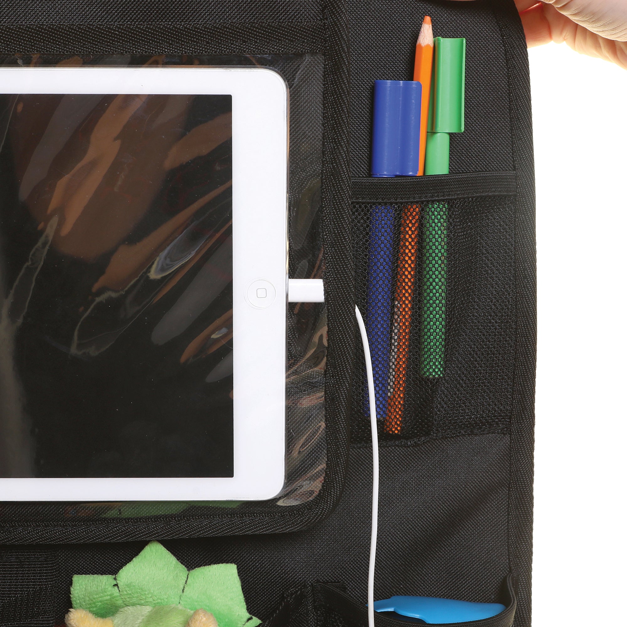 Car Back Seat Tablet Organiser (Black)