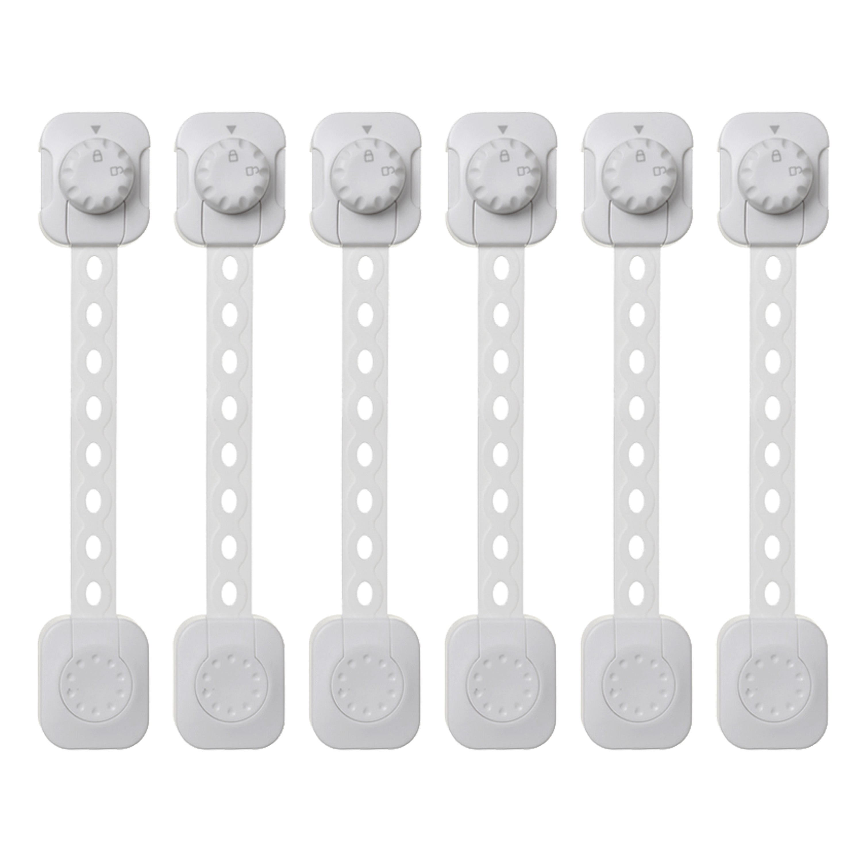 Twist 'N Lock Multi-Purpose Latch 2Pk White