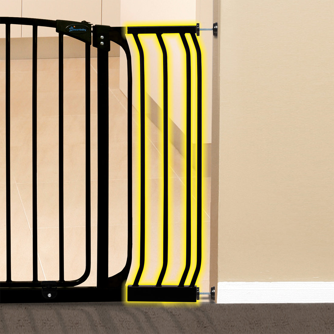 CHELSEA 7" GATE EXTENSION - BLACK