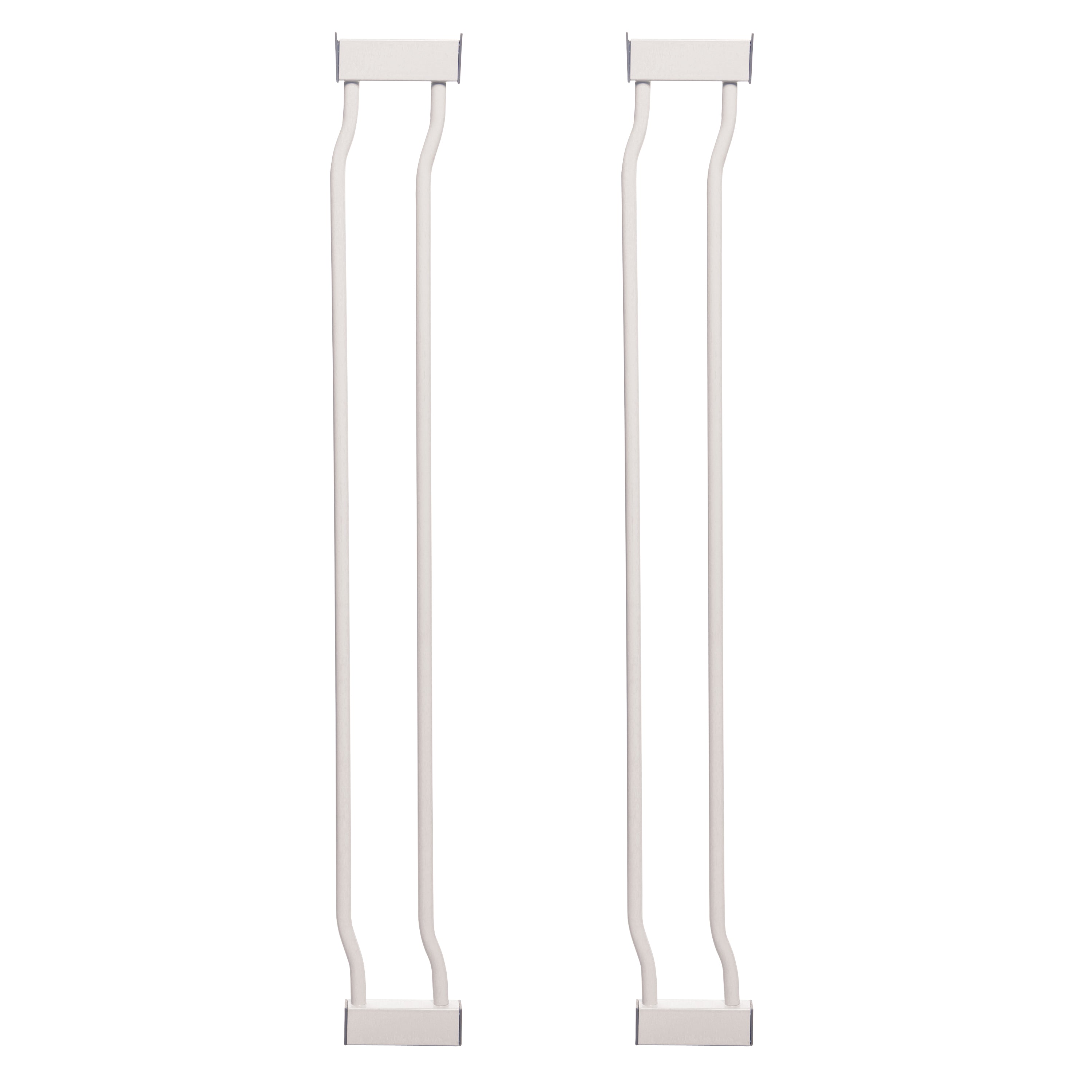 Gate Extension 9cm - White (2 Pack)