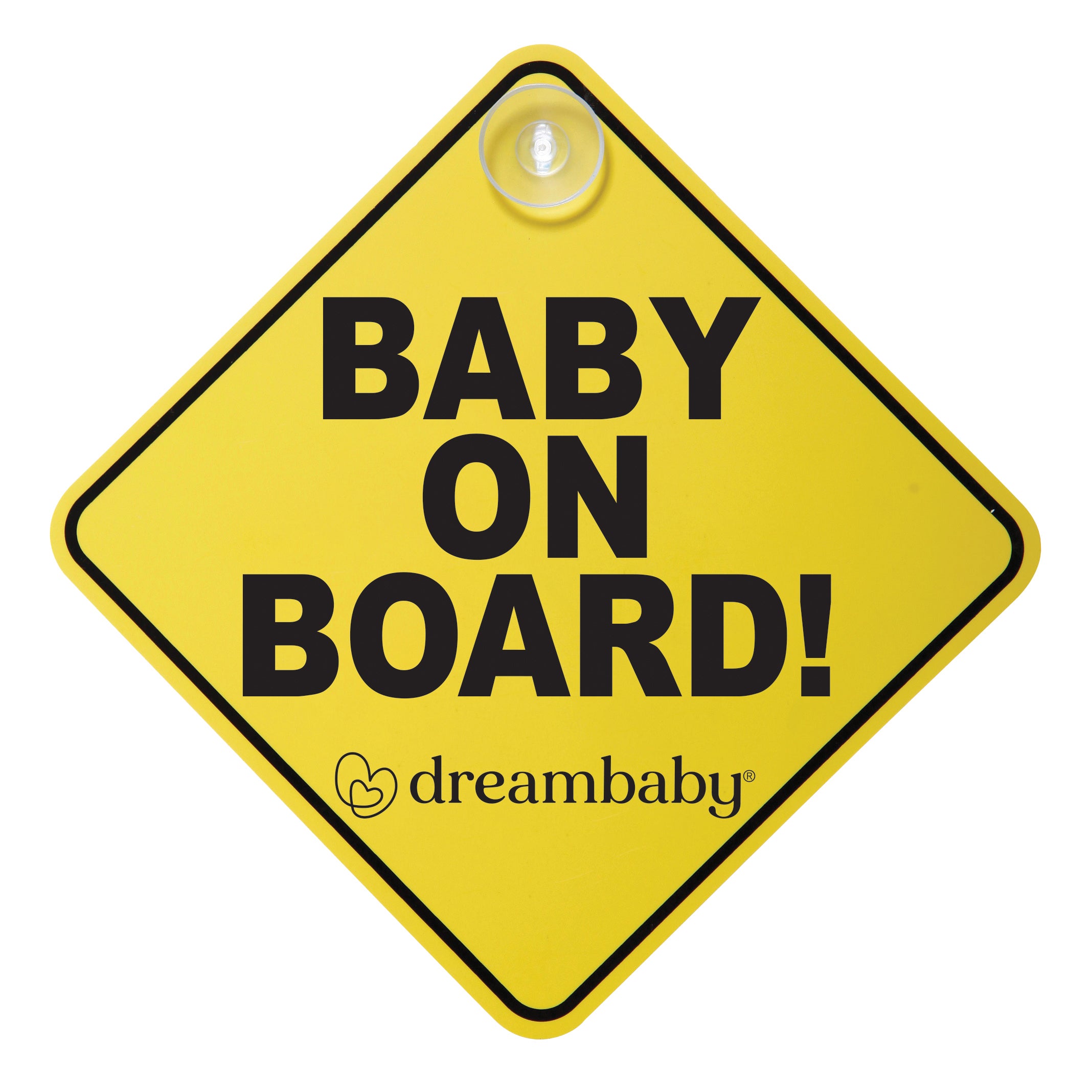 Baby On Board Sign With Suction