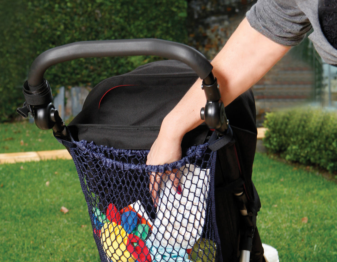 STROLLER NET BAG NAVY