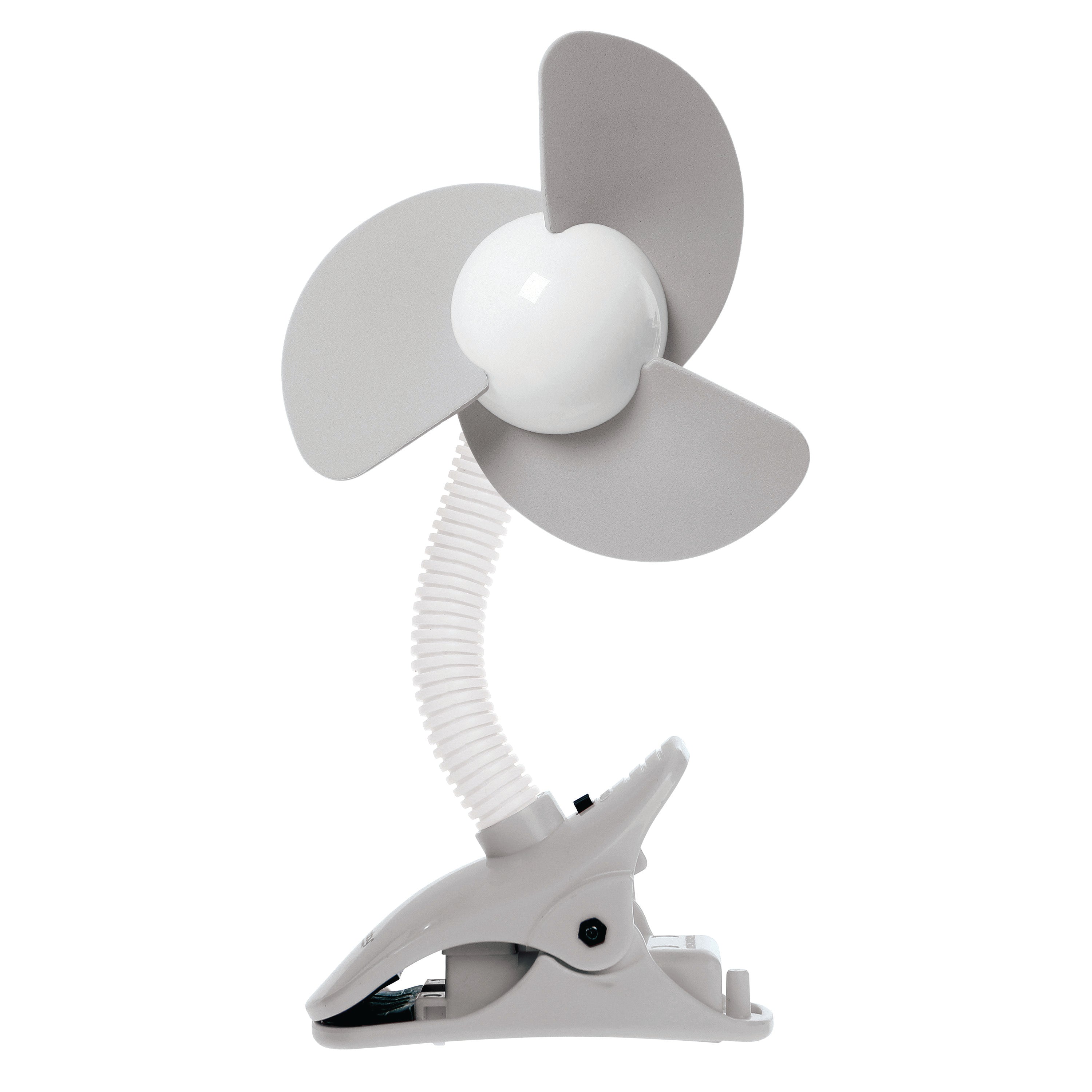 Ezy-Fit Clip-On Fan, Black With Grey