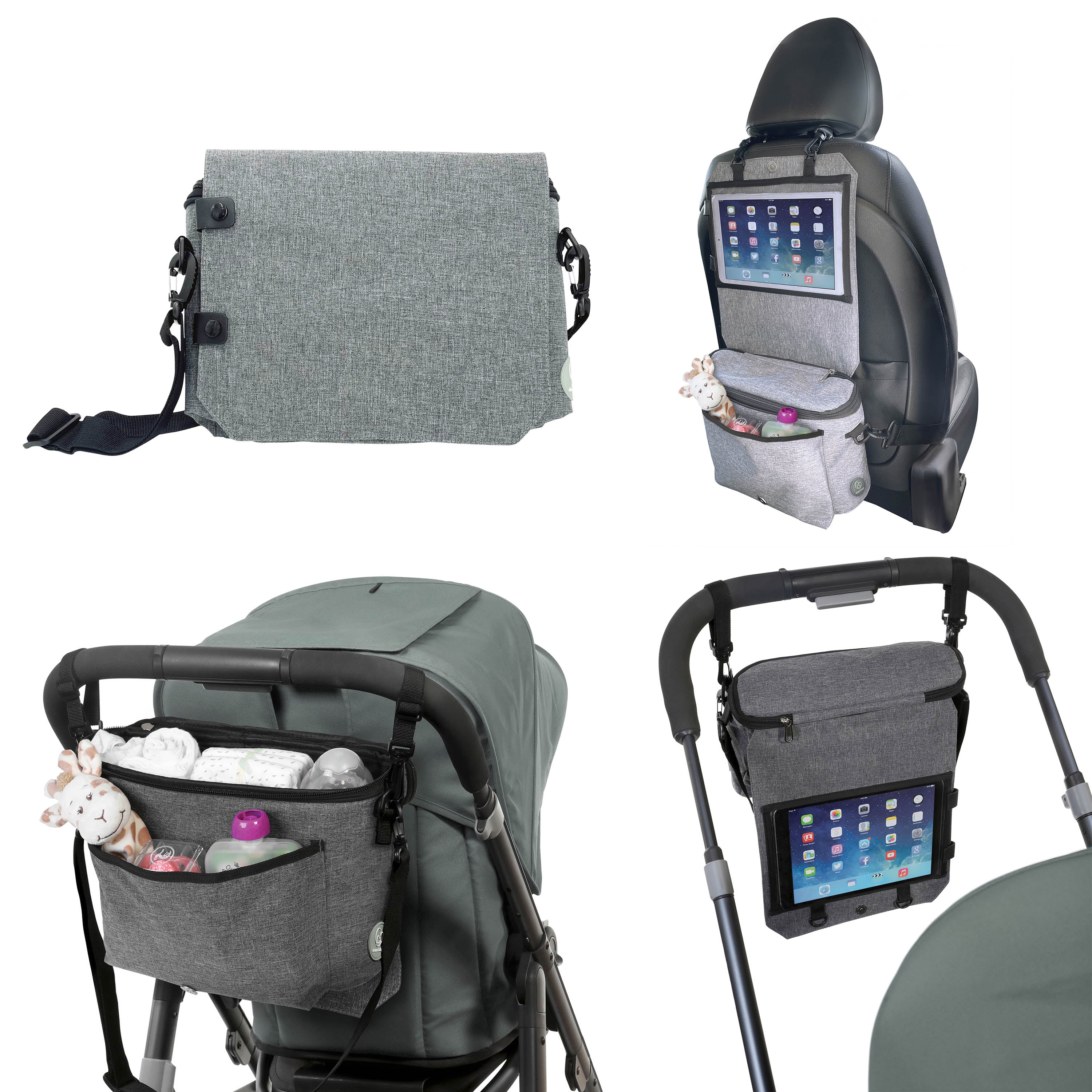 3 In 1 Stroller Organizer