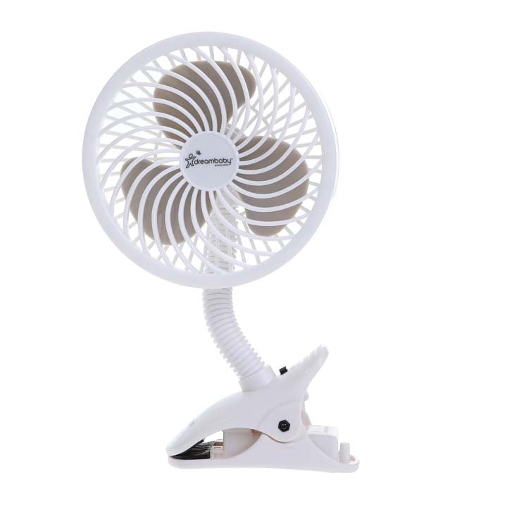 Dreambaby® Ezy-Fit Deluxe Clip-On Fan - White