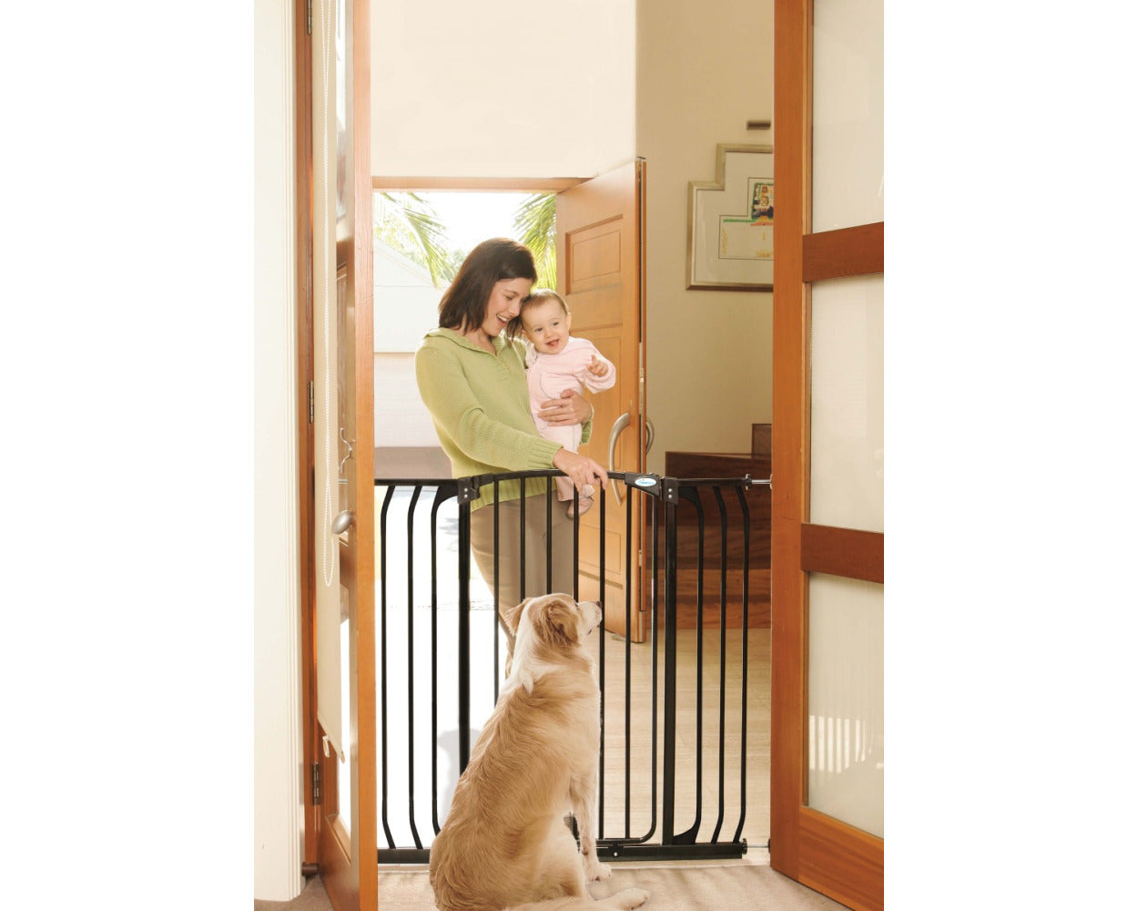Chelsea Xtra-Tall & Xtra-Wide Black Gate Extension Set (1 Gate 2 Extensions)