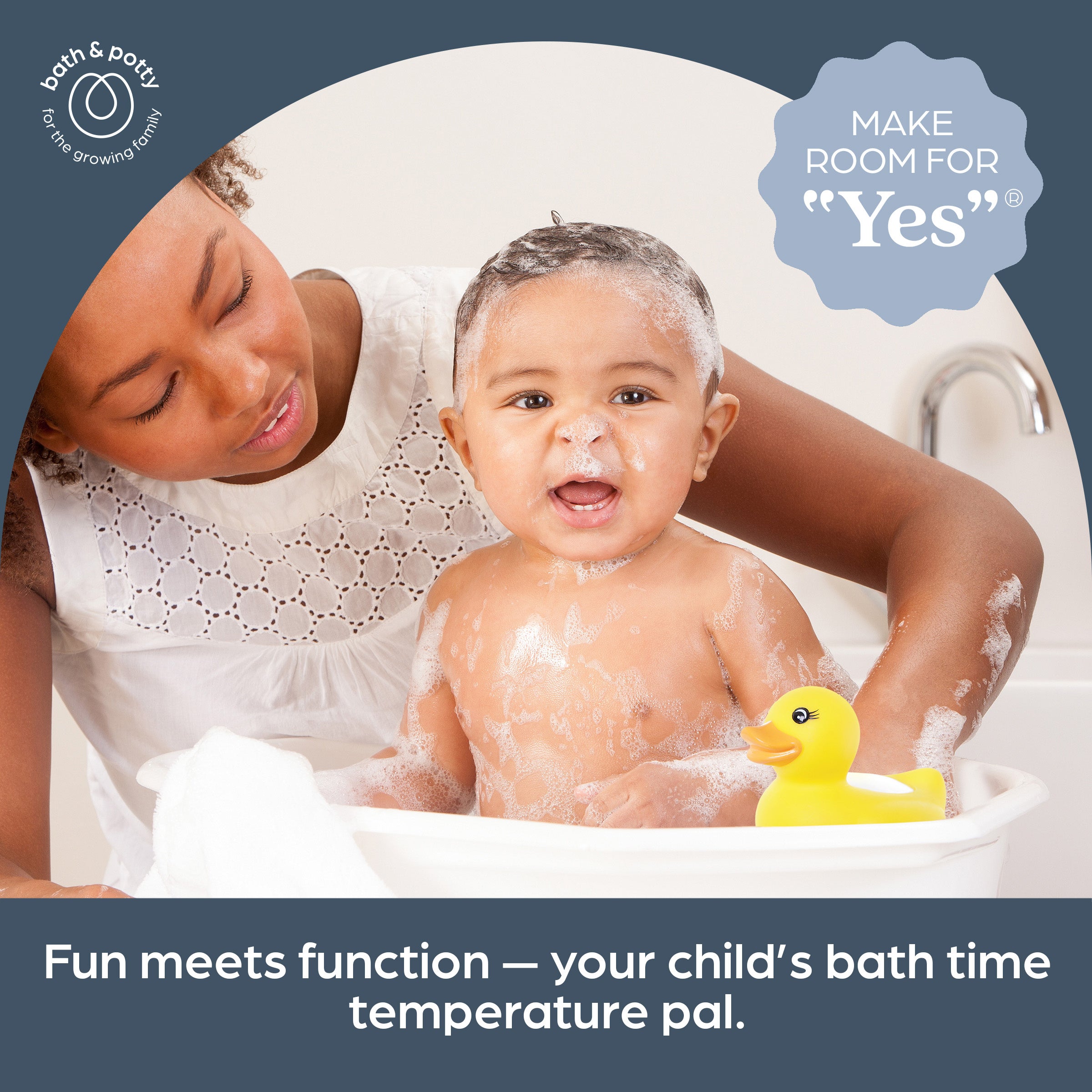 Room & Bath Thermometer - Duck
