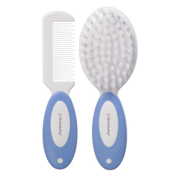 Blue Deluxe Brush & Comb Set