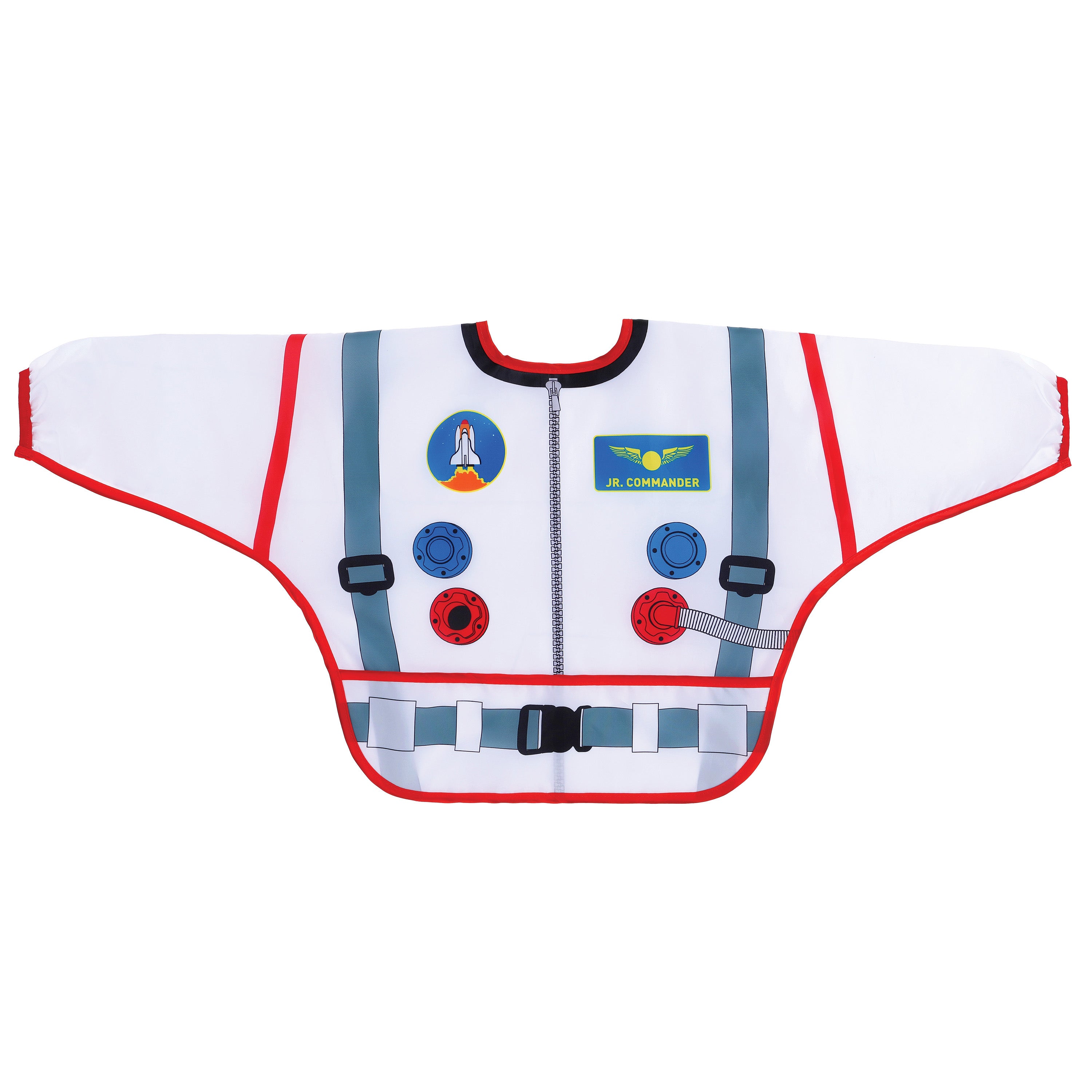 Food & Fun Character Bibs/Smocks With Sleeves 2 Pack -Astronaut & Zookeeper