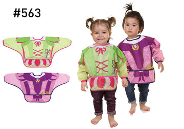 Princess and Fairy Character Bib/Smocks with Sleeves - 2 pack