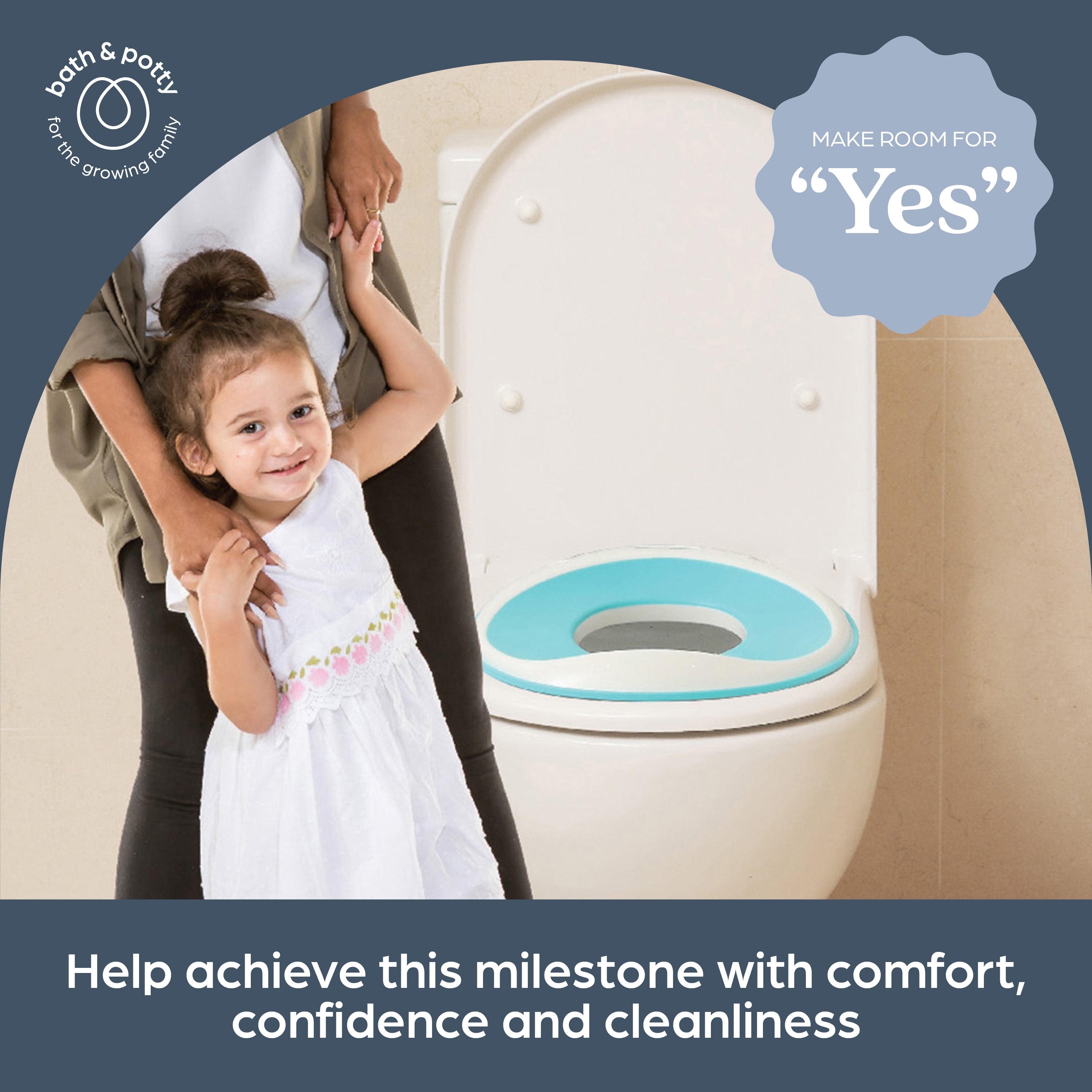 EZY-TOILET TRAINER SEAT - AQUA