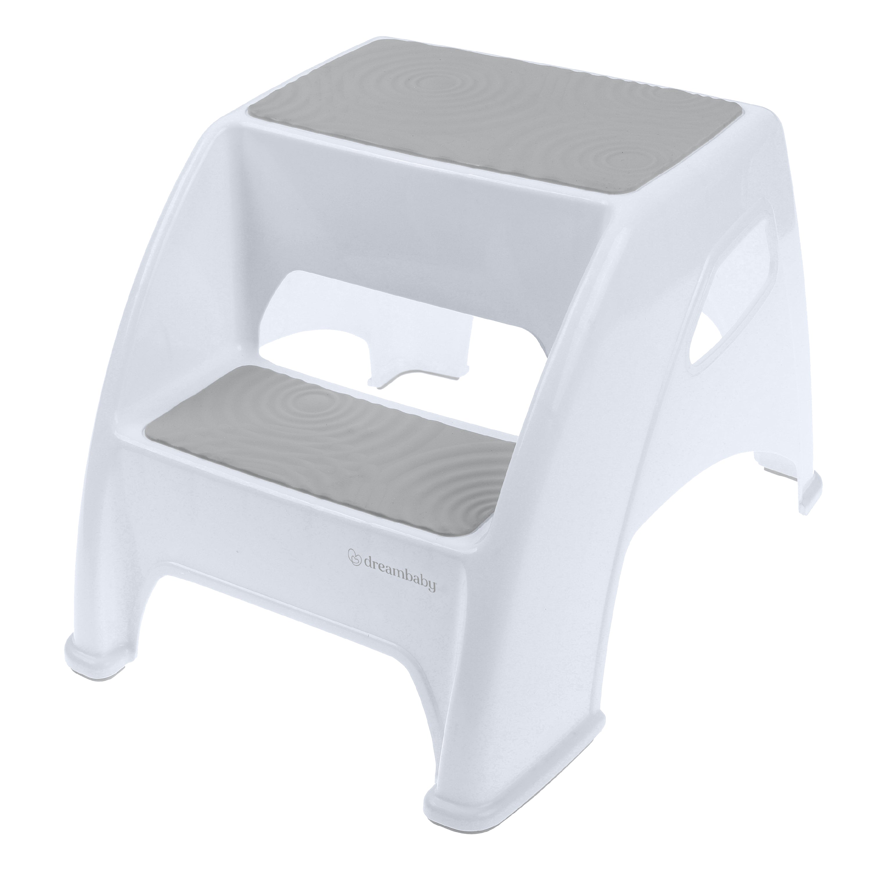 Dreambaby 2-Step Toddler Step Stool | Non-Slip Grey
