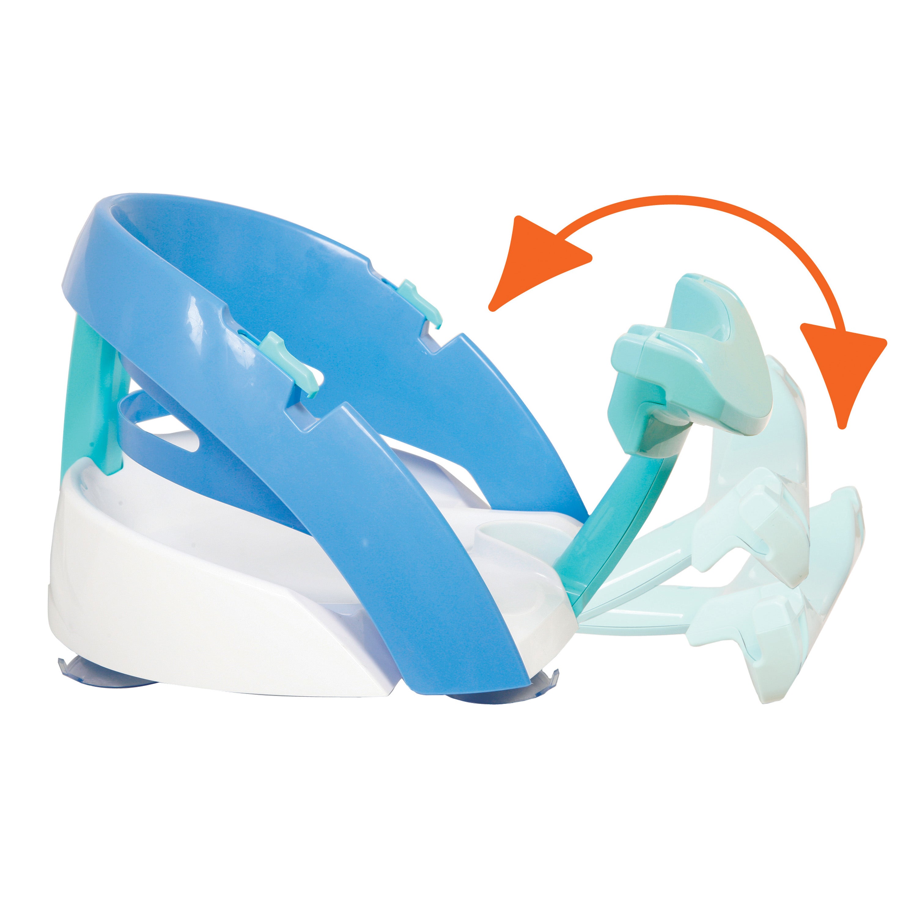 Dreambaby Baby Bath Seat | Non-Slip Suction 5–10 Months | Aqua/Blue