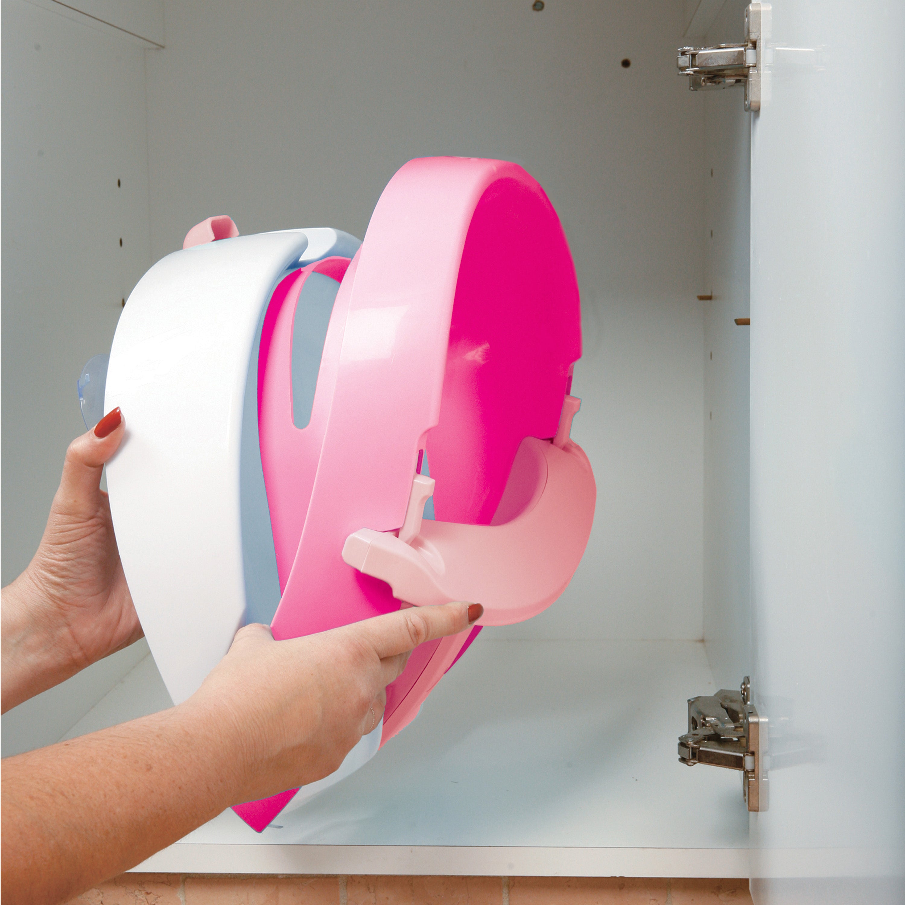 Dreambaby Baby Bath Seat | Non-Slip Suction 5–10 Months | Pink