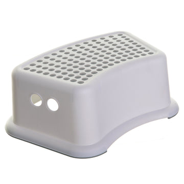 Step Stool - Grey & White