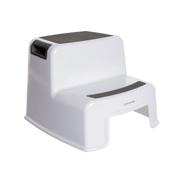 2-Up Step Stool - Black & Grey