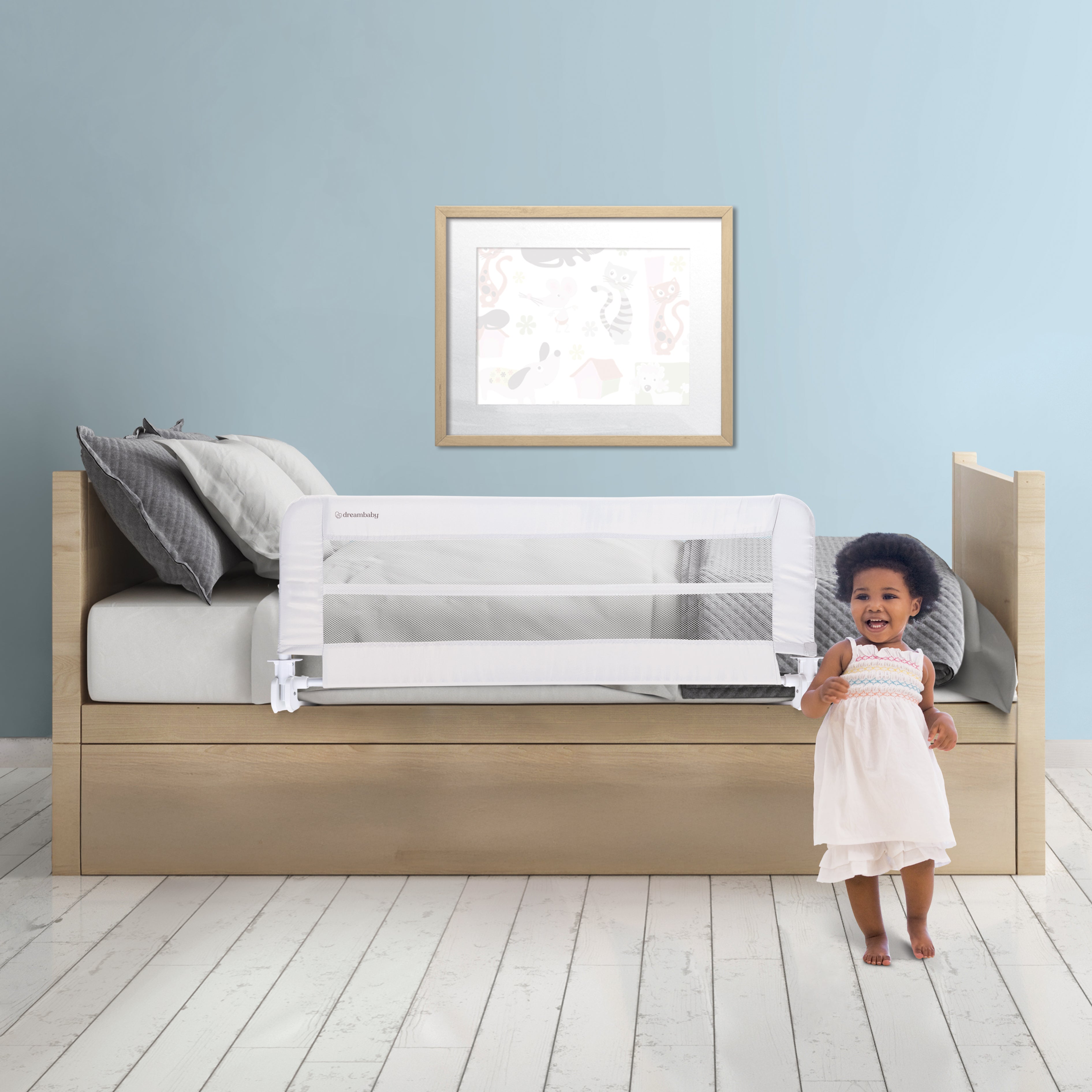 Harrogate Bed Rail - White