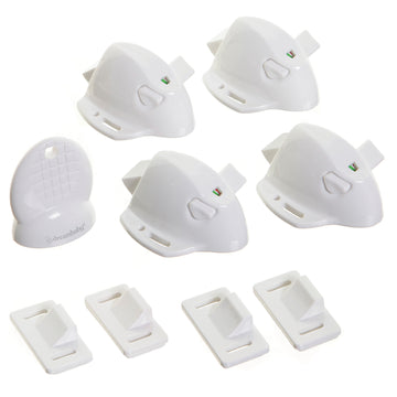 Adhesive Mag Lock 4 Locks 1 Key