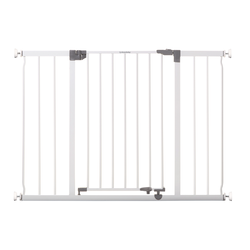 Liberty Xtra-Tall & Xtra-Wide Hallway Security Gate With Smart Stay-Open Feature - White