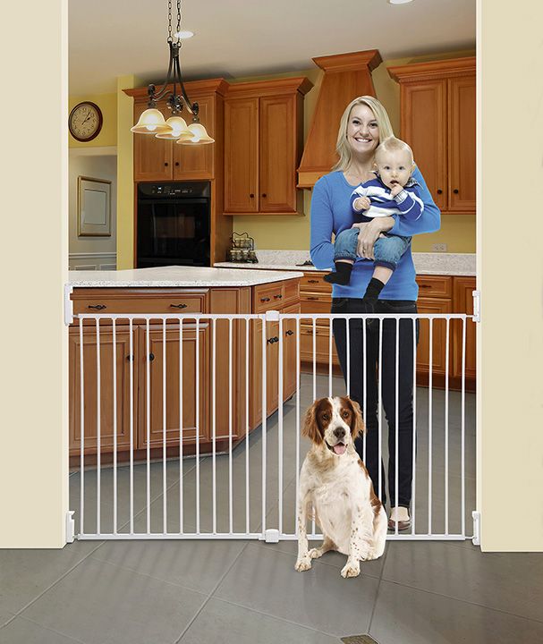 Broadway Xtra-Wide Gro-Gate - White