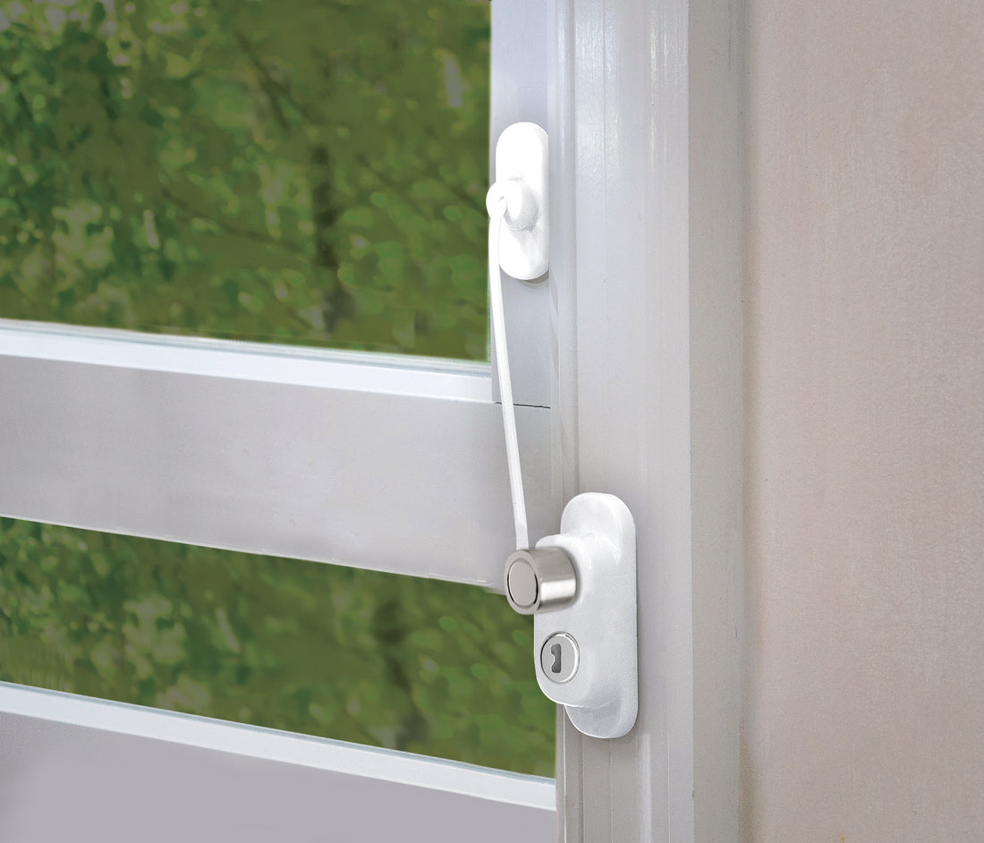Breezz-Lock® For Sliding Windows - White 1 Pack
