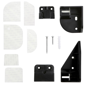 Glide N' Hide Retractable Gate Installation Kit - Black