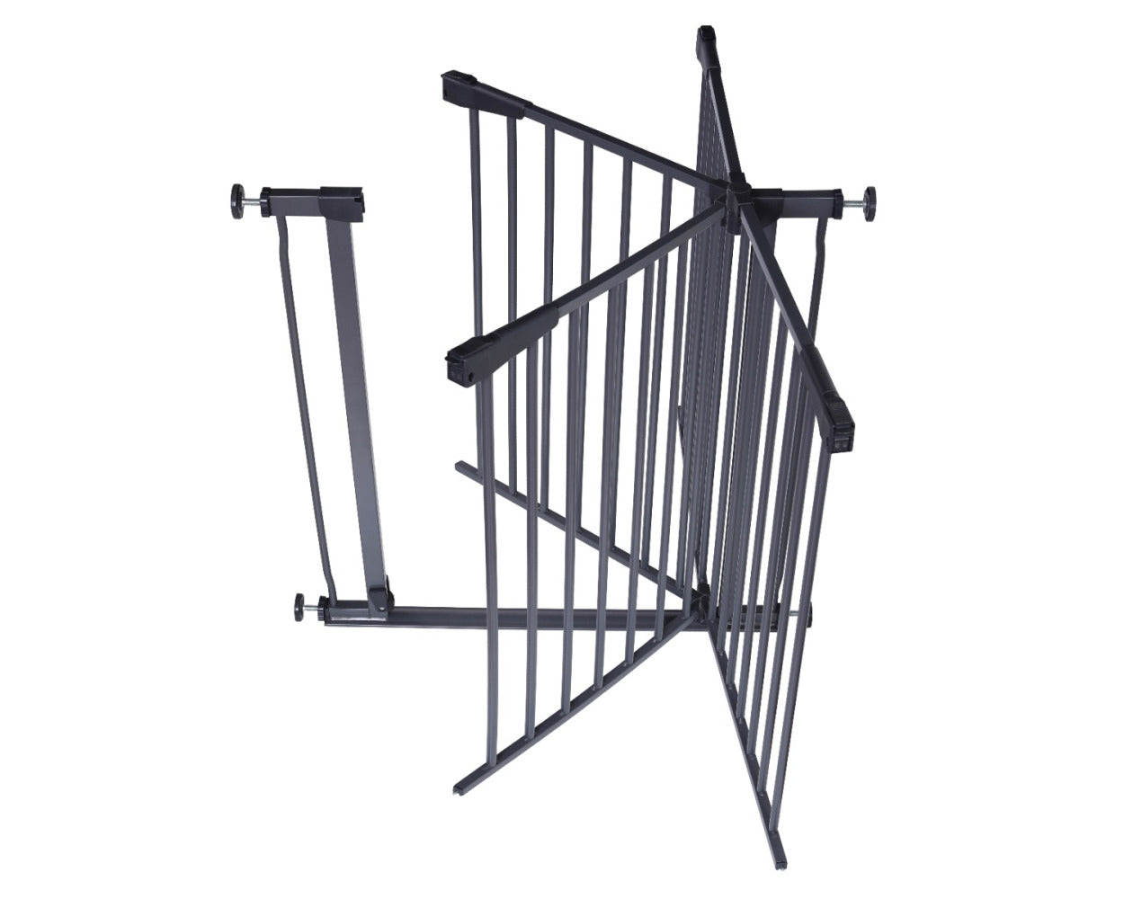 Advance Low Rise Autoclose Gate Grey