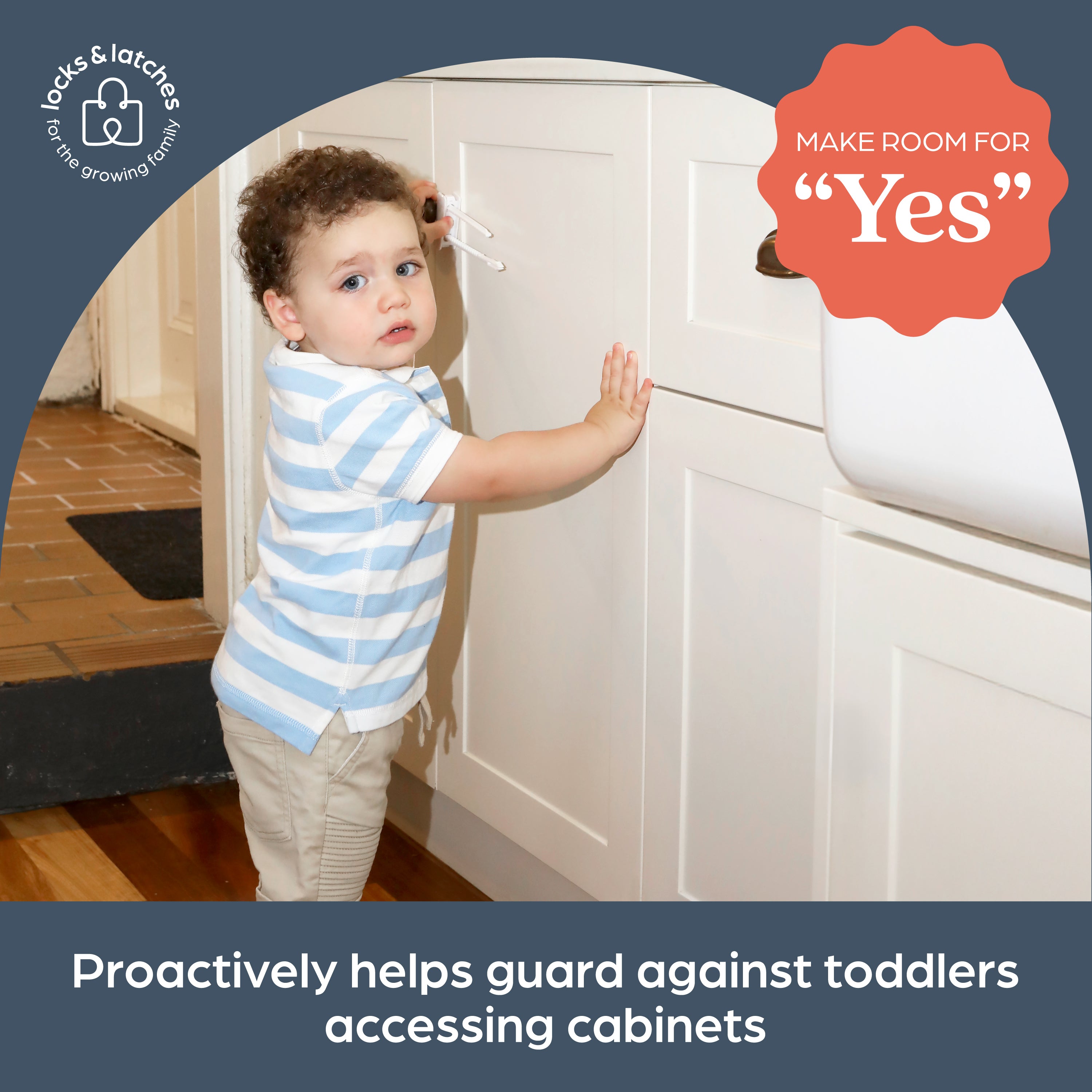 Cabinet Sliding Lock 1 Pack