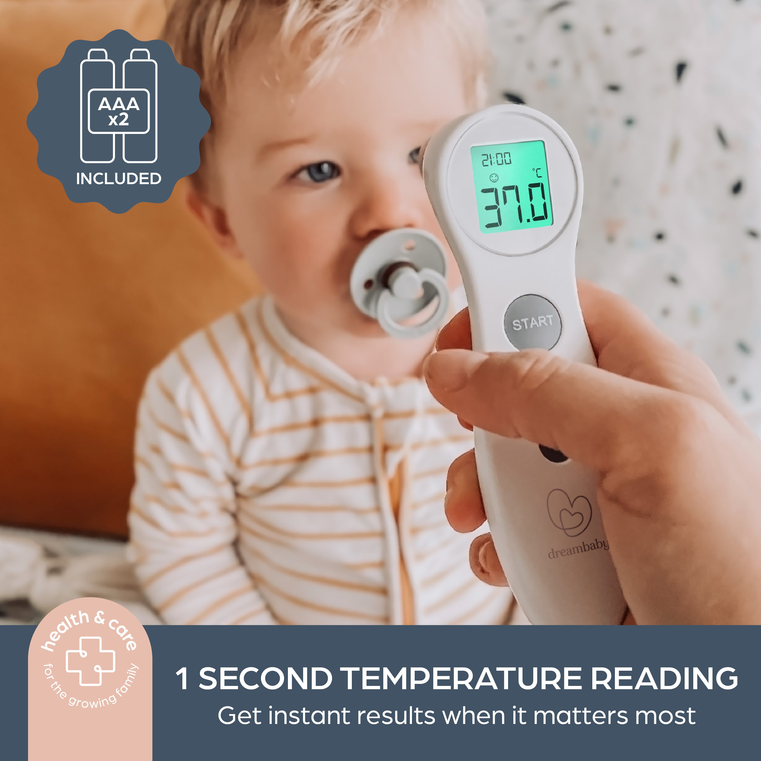Non-Contact Fever Alert Infrared Forehead Thermometer