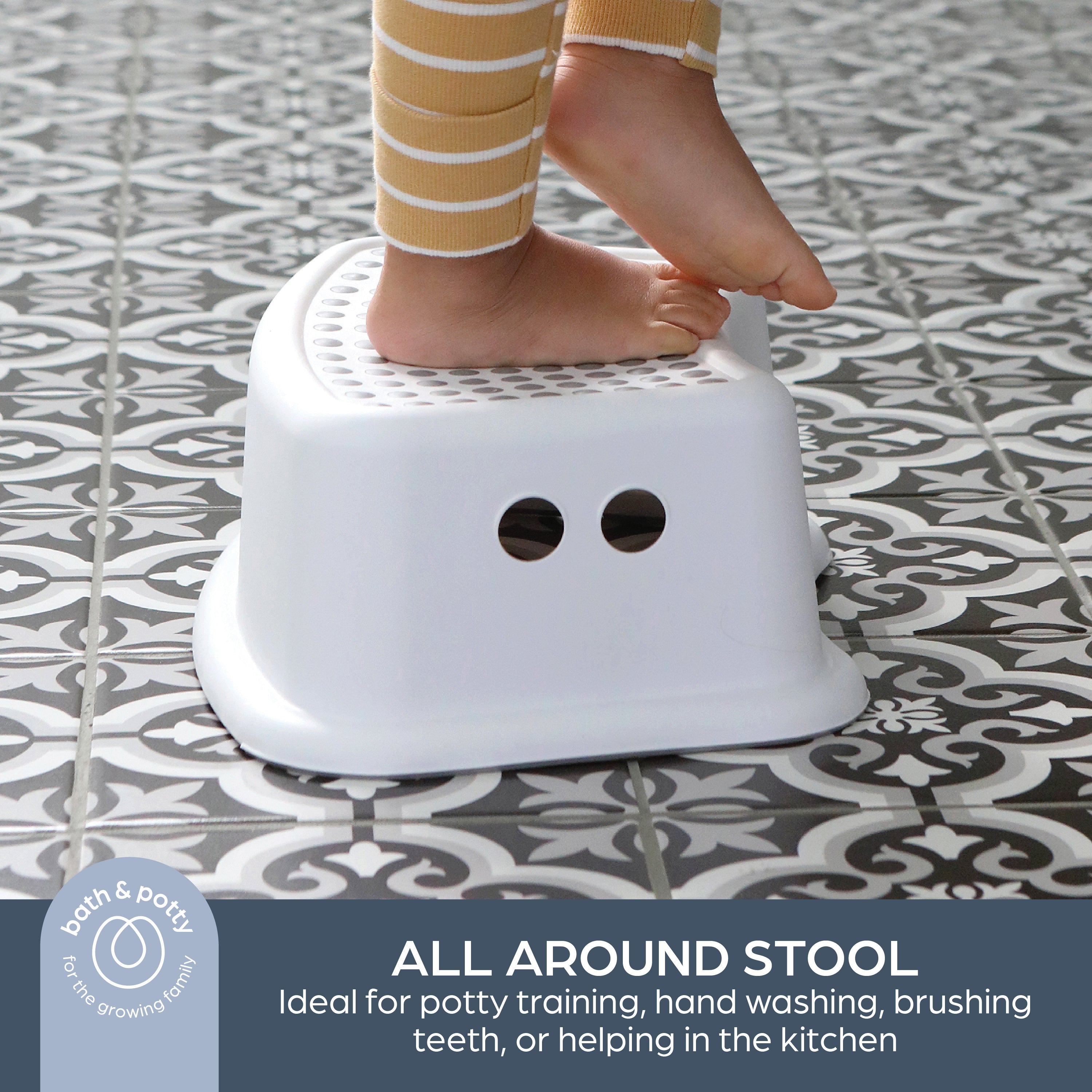 Ezy-Toilet Trainer Seat + Step Stool Grey