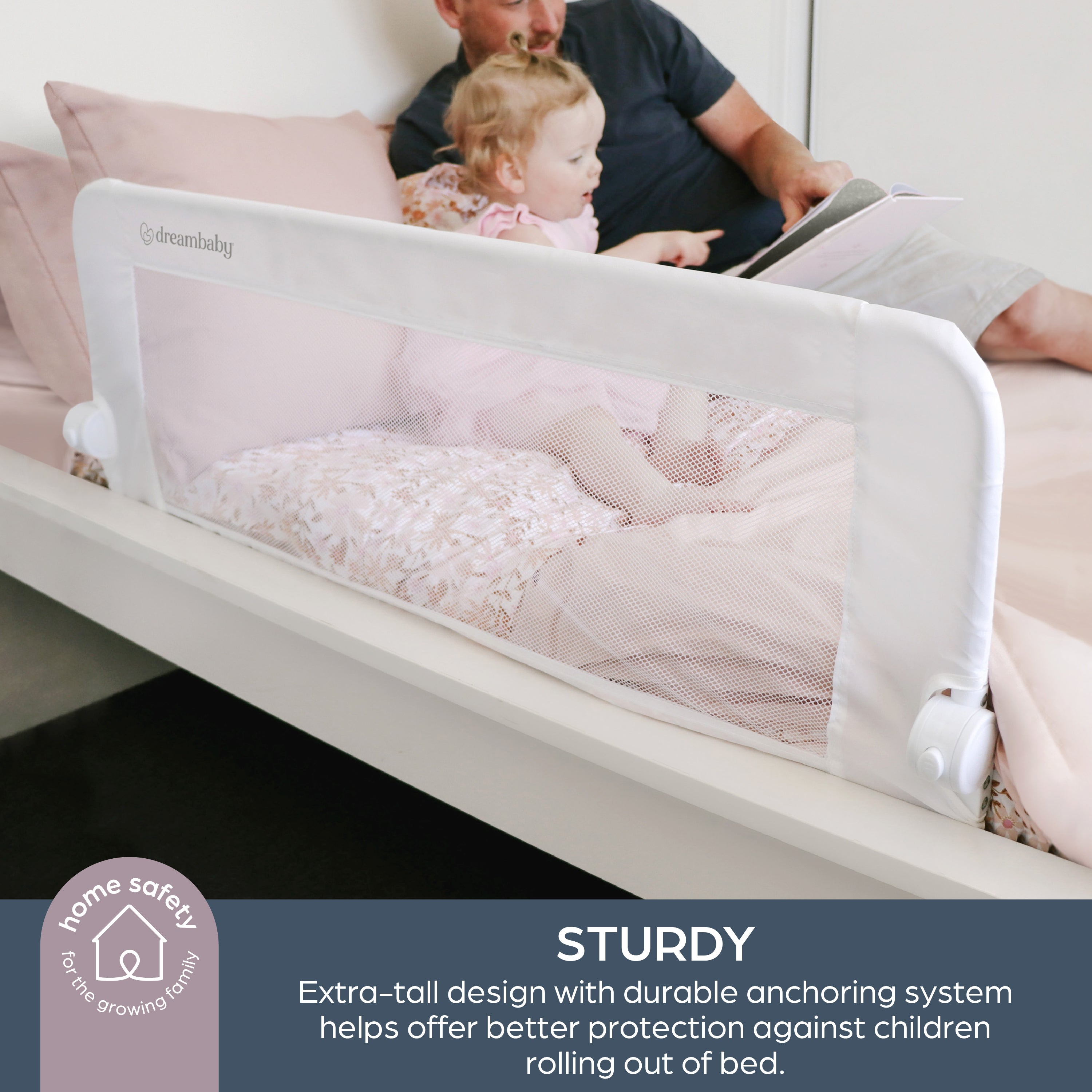 Maggie Bed Rail - White