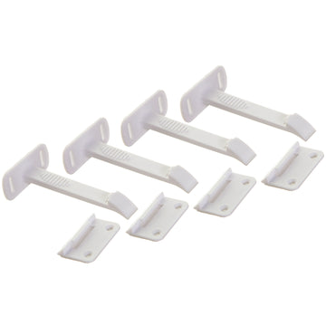 Adhesive Safety Latches - Long 4 Pack