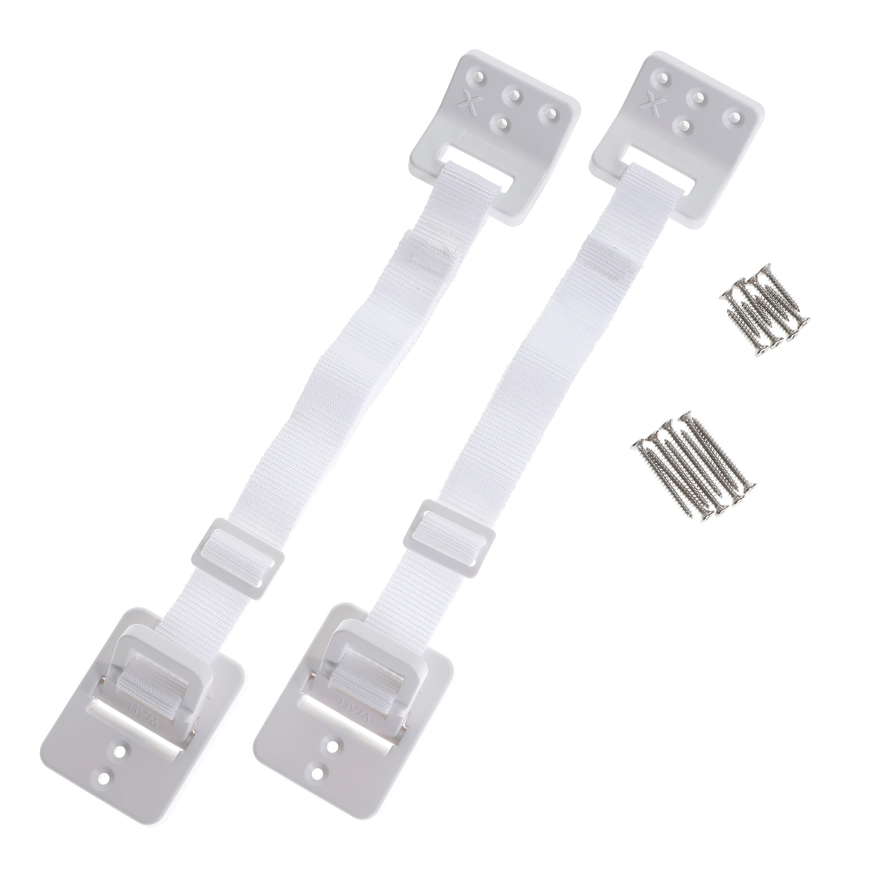 2 X Hinged Furniture Anchors