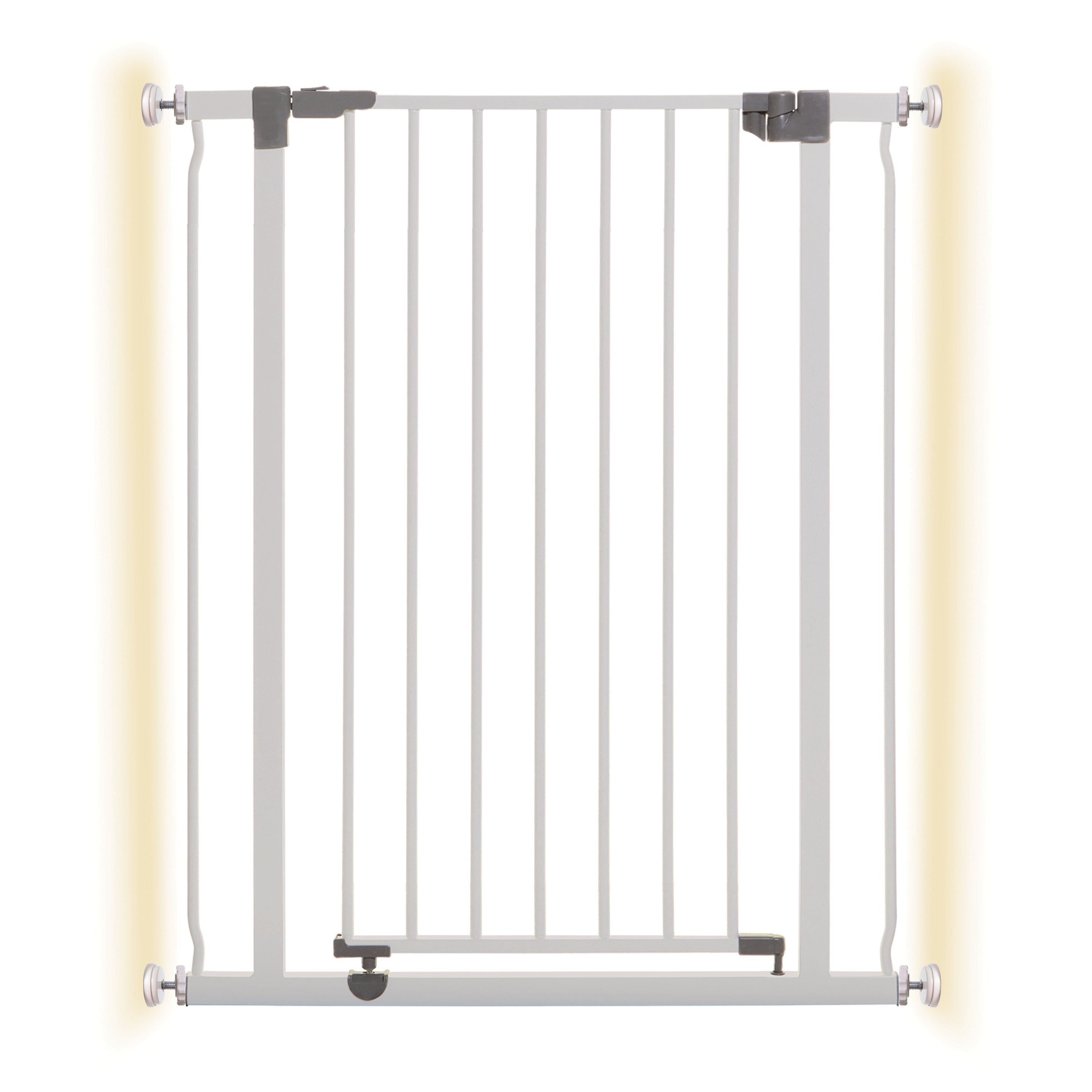 Liberty Xtra-Tall Security Gate With Smart Stay-Open Feature -White