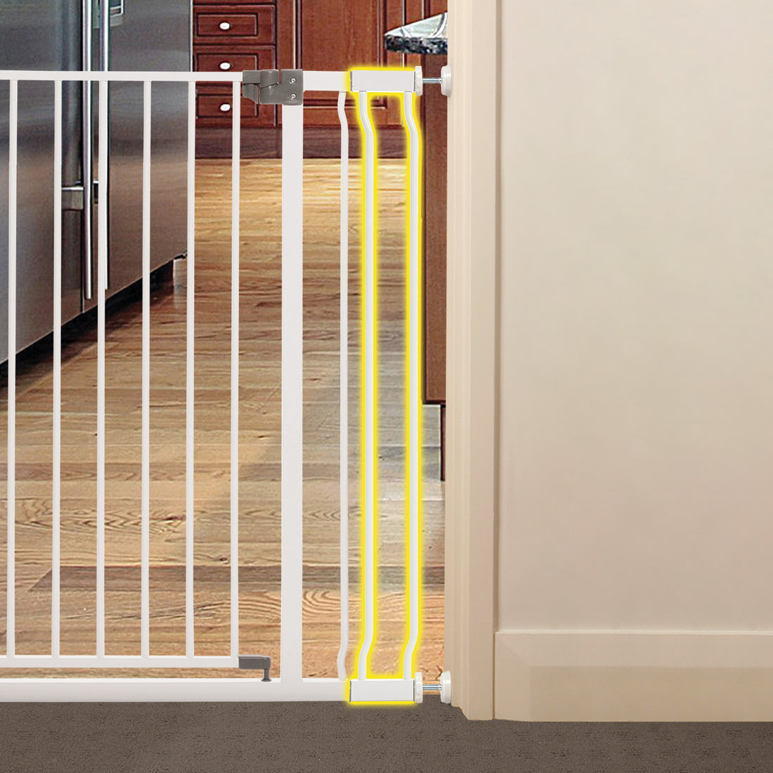 LIBERTY XTRA-TALL 9CM GATE EXTENSION - WHITE