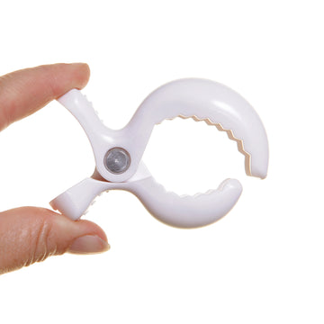 Strollerbuddy¨ Stroller Clips 4 Pack - White