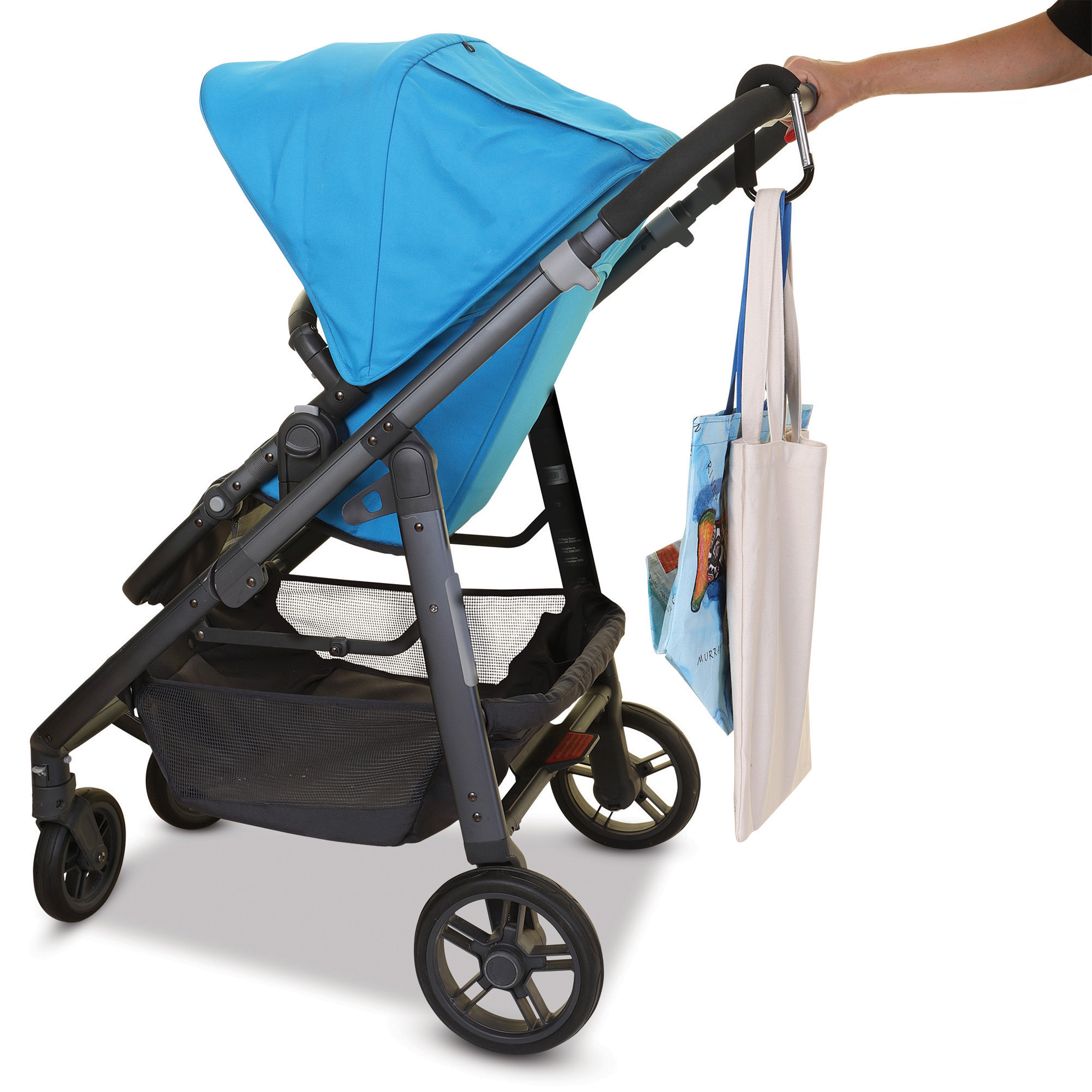 Stroller Hook - 1 Large & 1 Small, 2 Pack (Long Foam)