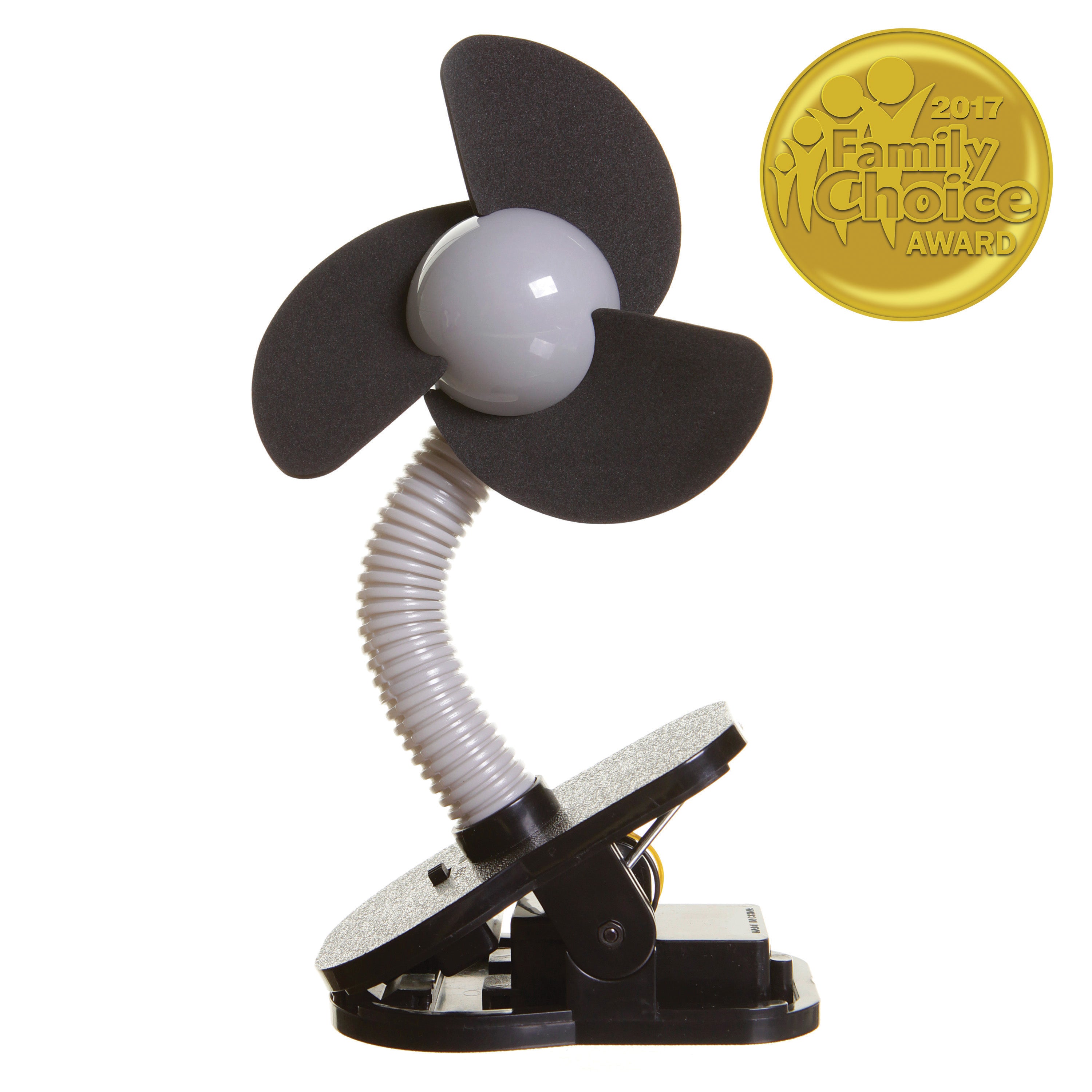 Clip-On Fan - Silver/Black