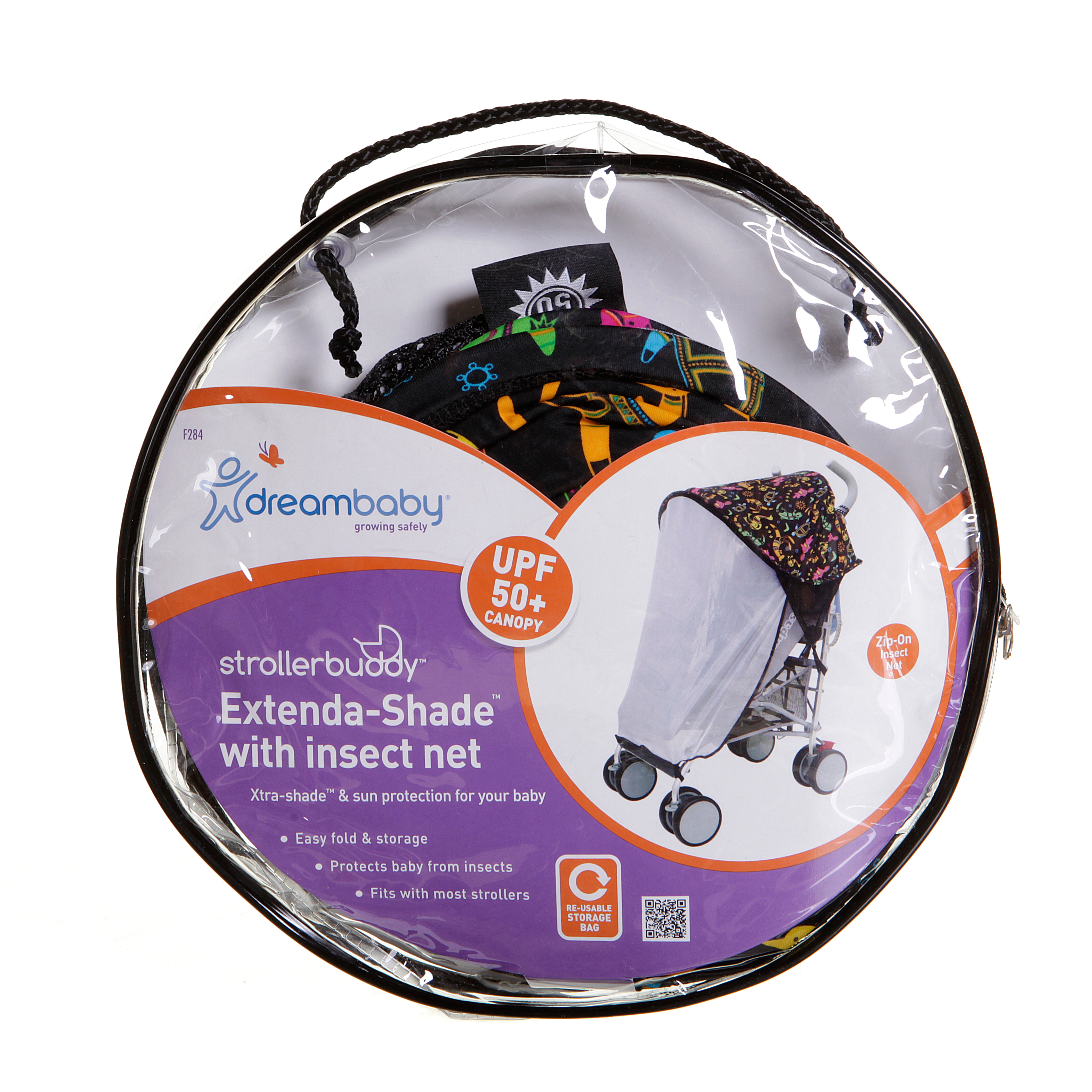 STROLLERBUDDY® EXTENDA-SHADE® WITH INSECT NET