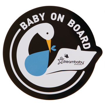Baby On Board Adhesive Stork 2Pack Blue
