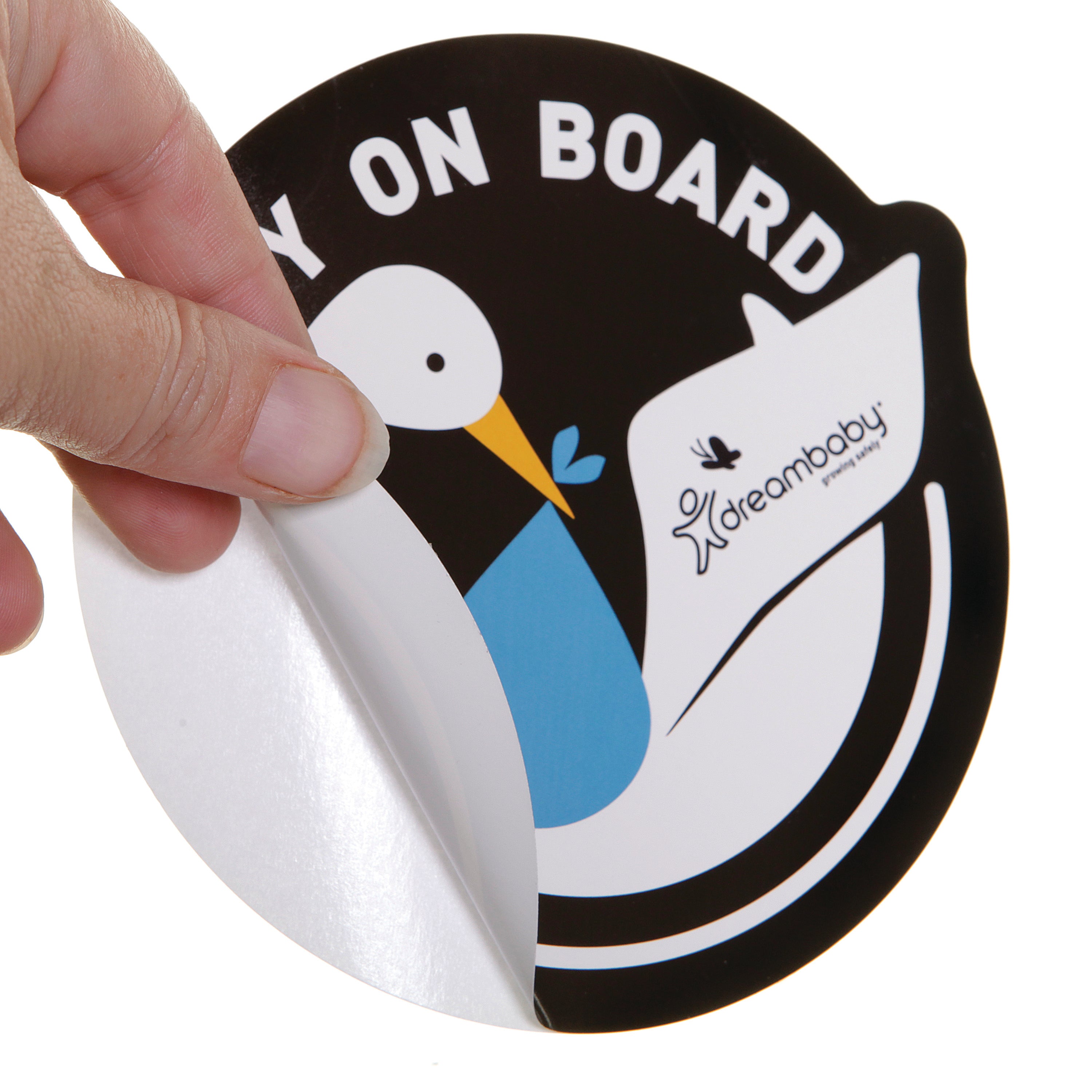 Baby On Board Adhesive Stork 2Pack Blue
