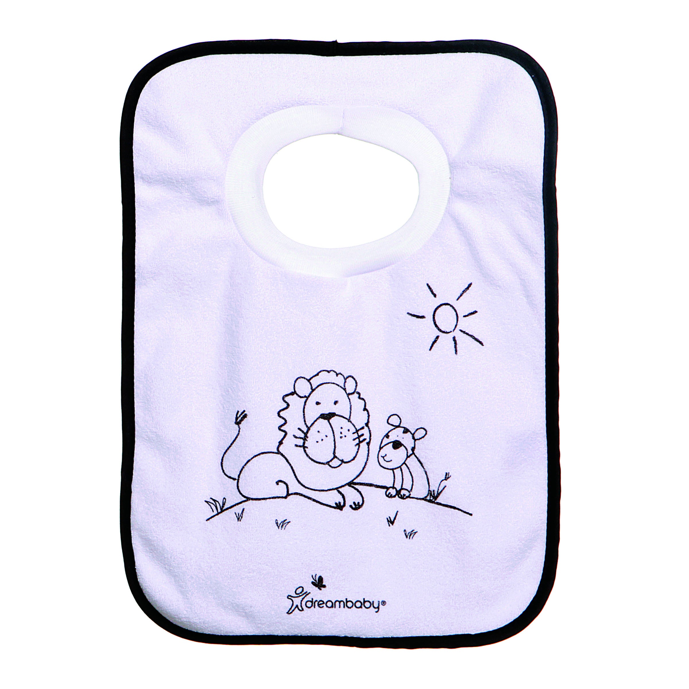 Pullover Bibs - 4 Pack Jungle Animals