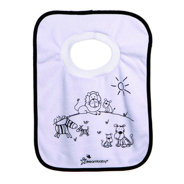 Pullover Bibs - 4 Pack Jungle Animals