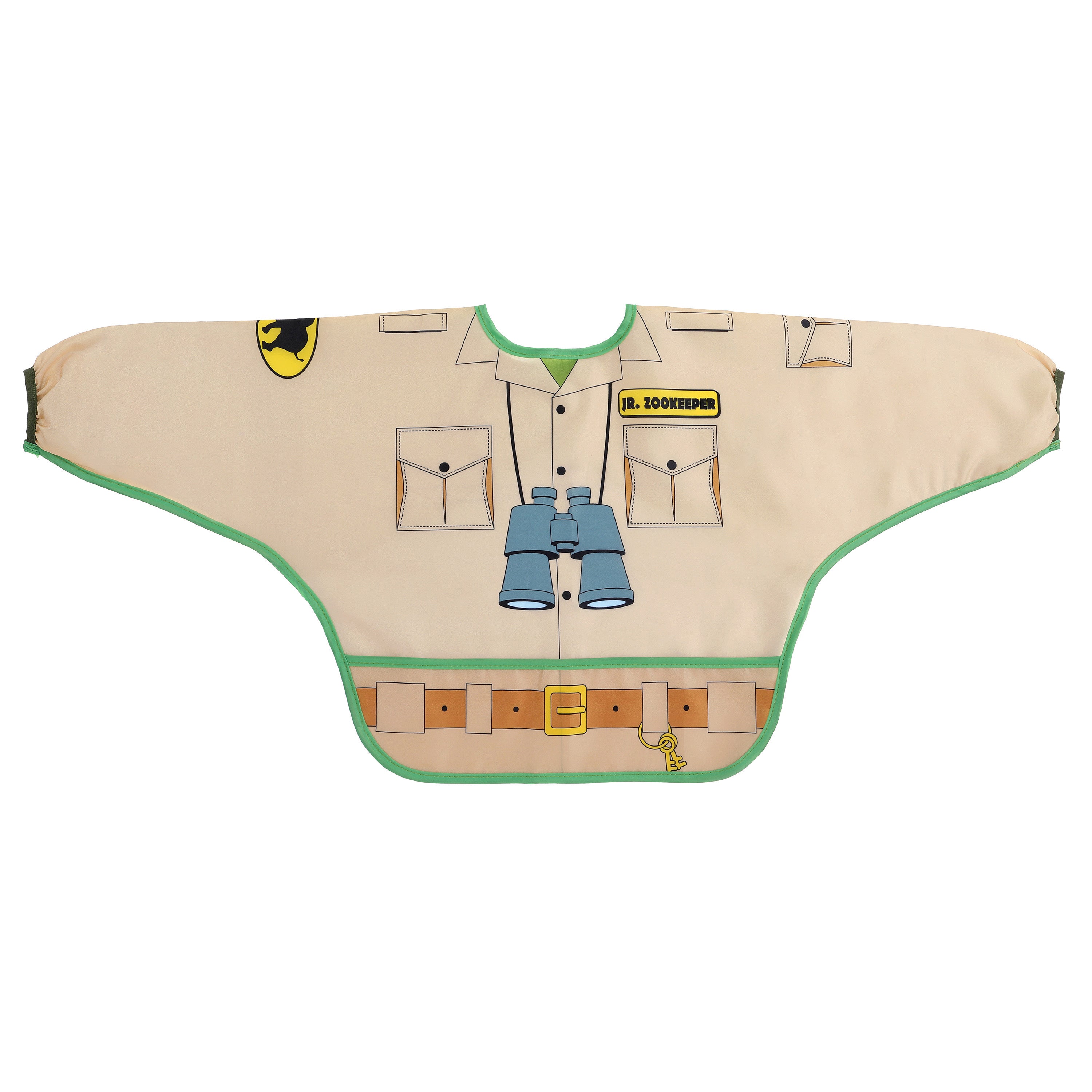 Food & Fun Character Bibs/Smocks With Sleeves 2 Pack -Doctor & Zookeeper