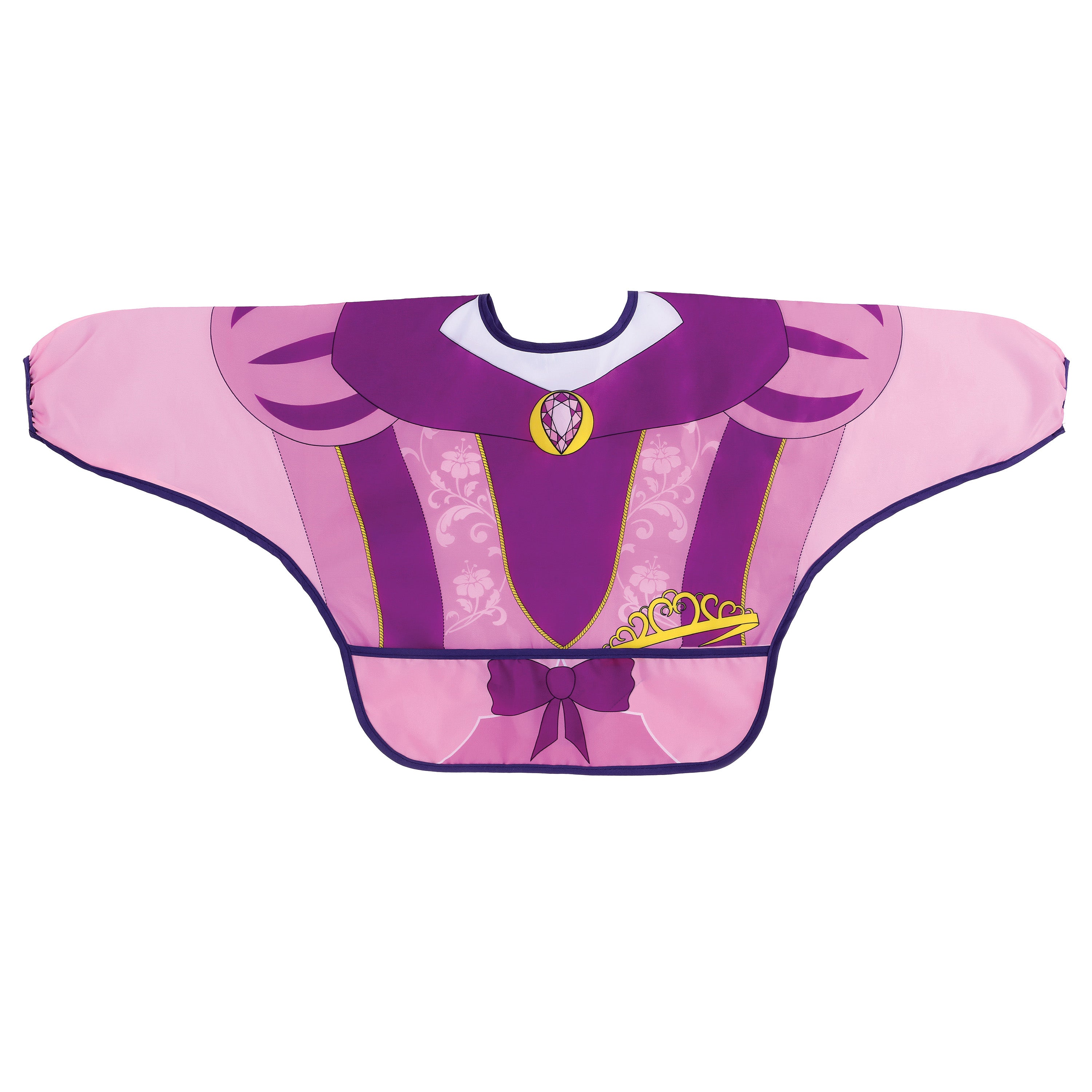 Food & Fun Character Bibs/Smocks With Sleeves 2 Pack - Princess & Fairy