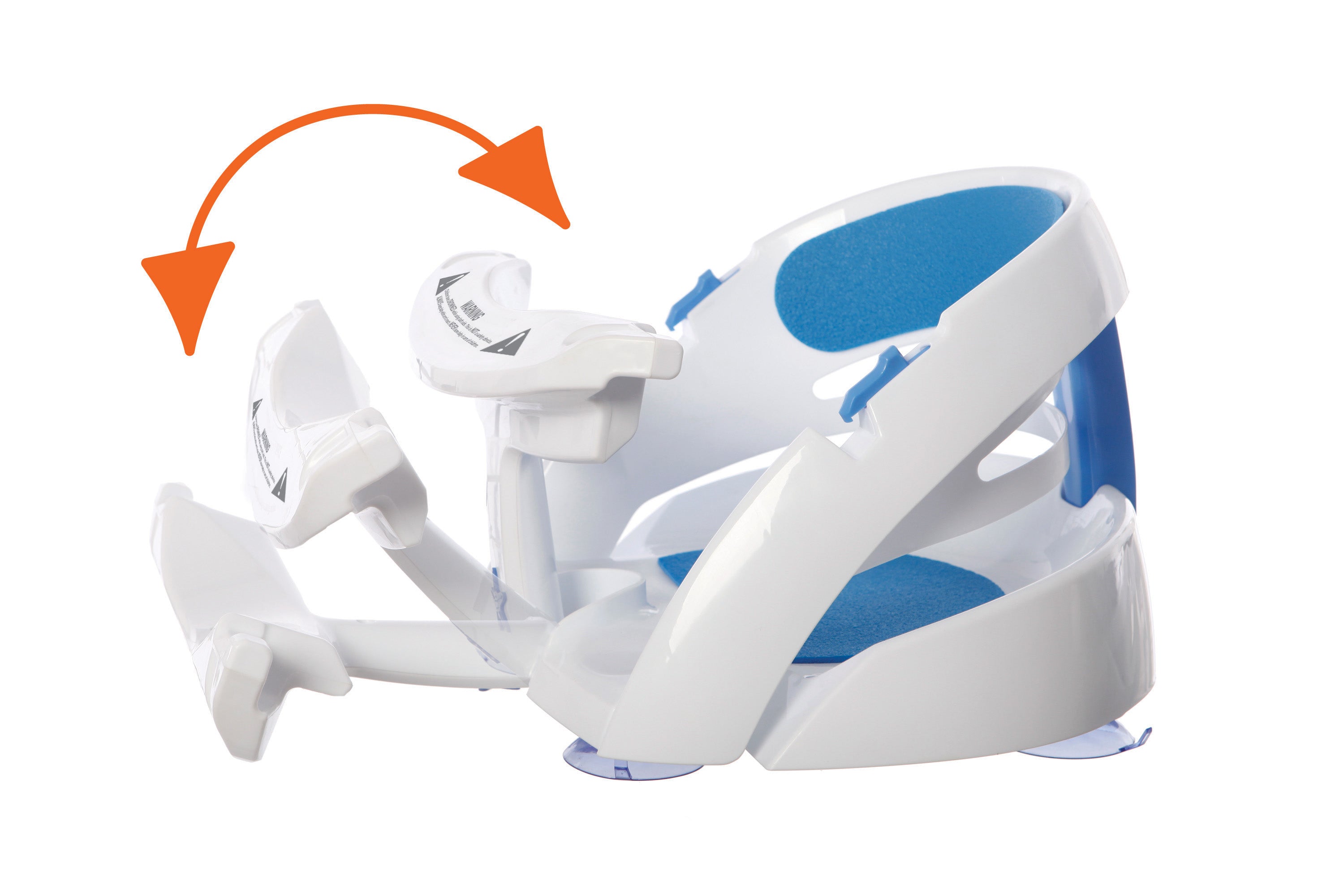 Deluxe Bath Seat With Foam Padding & Heat Sensing Indicator