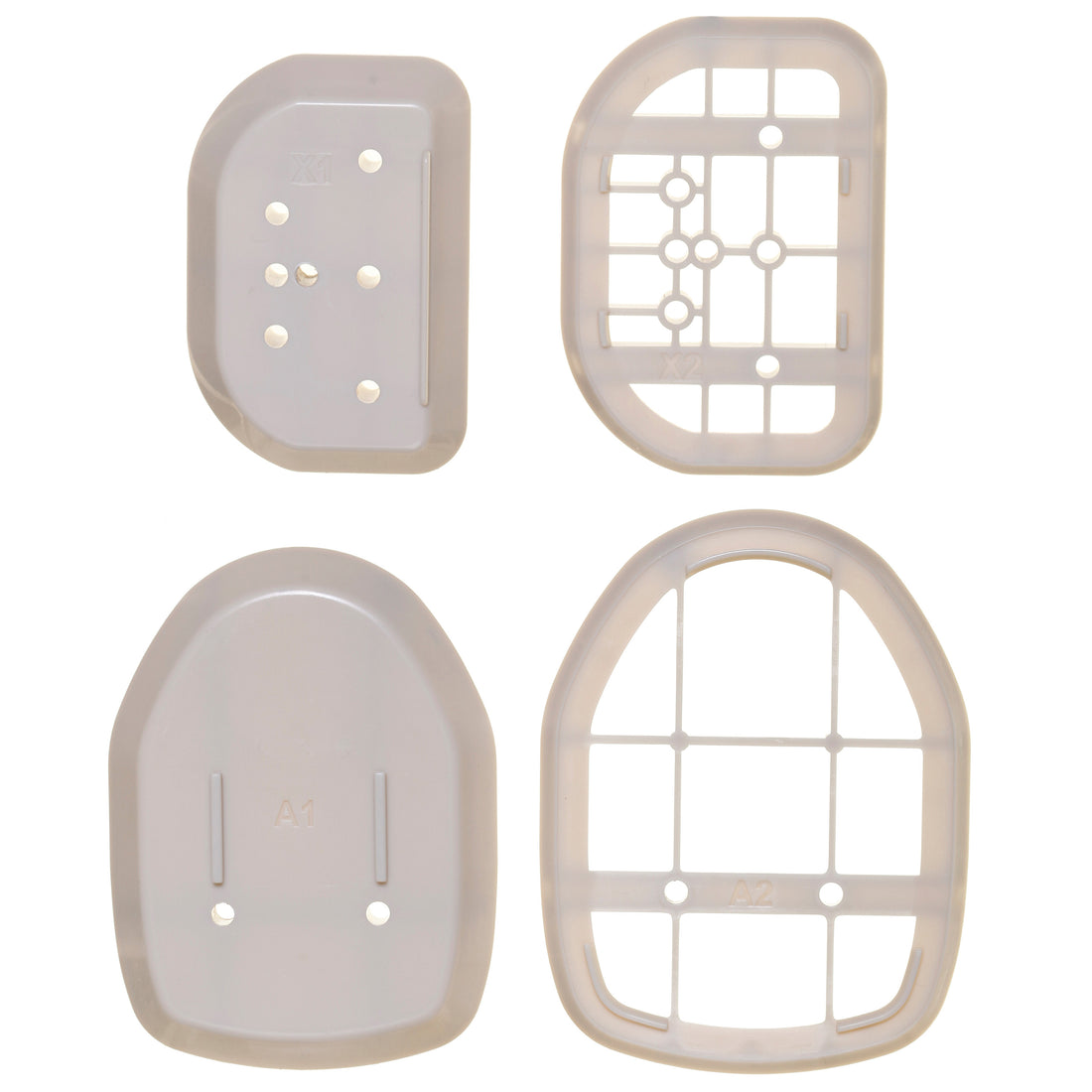Baseboard Kit For Retractable Gate White