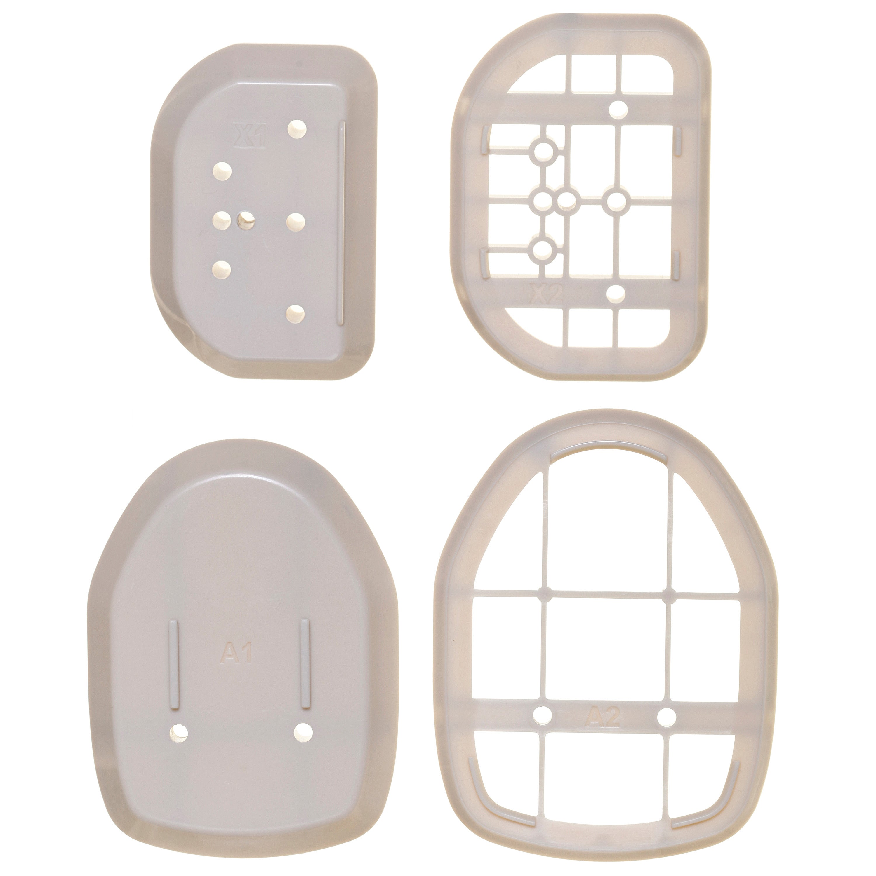 Baseboard Kit For Retractable Gate White