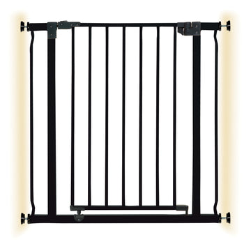 Liberty Security Gate With Smart Stay-Open Feature- Black